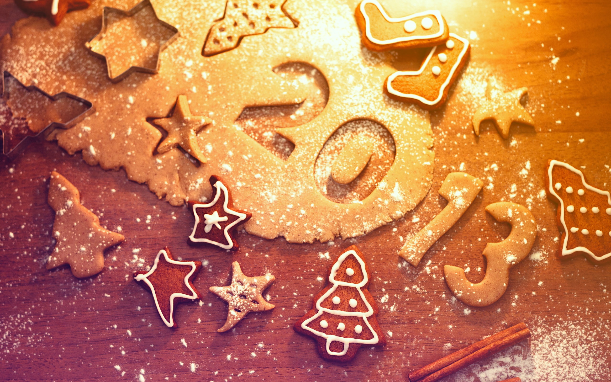 chocolate, cookie, Year, 2K, New, Cookies, Christmas, 2013, HD Wallpaper