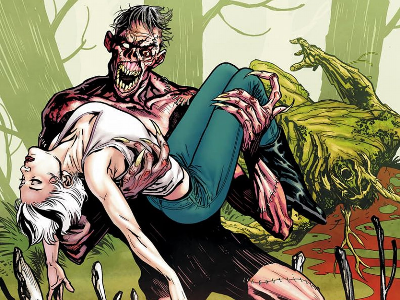 thing, comics, swamp, hd, 720P, HD Wallpaper
