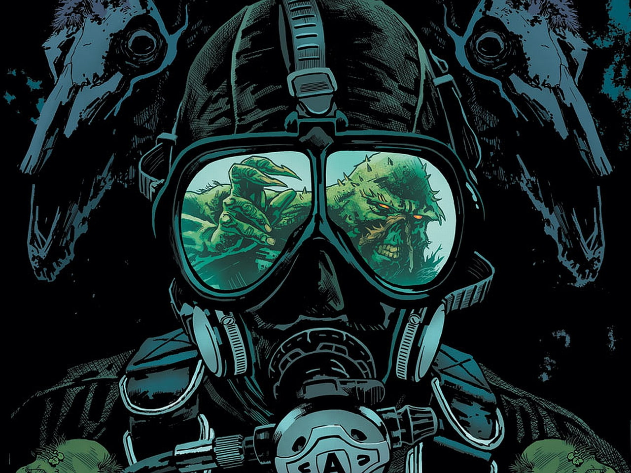 720P, Swamp Thing, Comics, HD Wallpaper