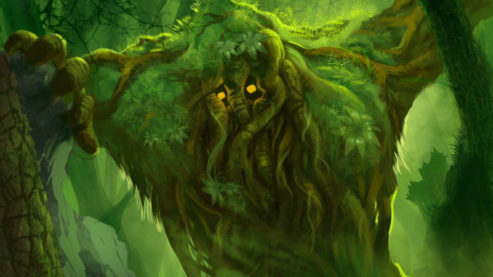 Comics, 1080P, Swamp Thing, HD Wallpaper