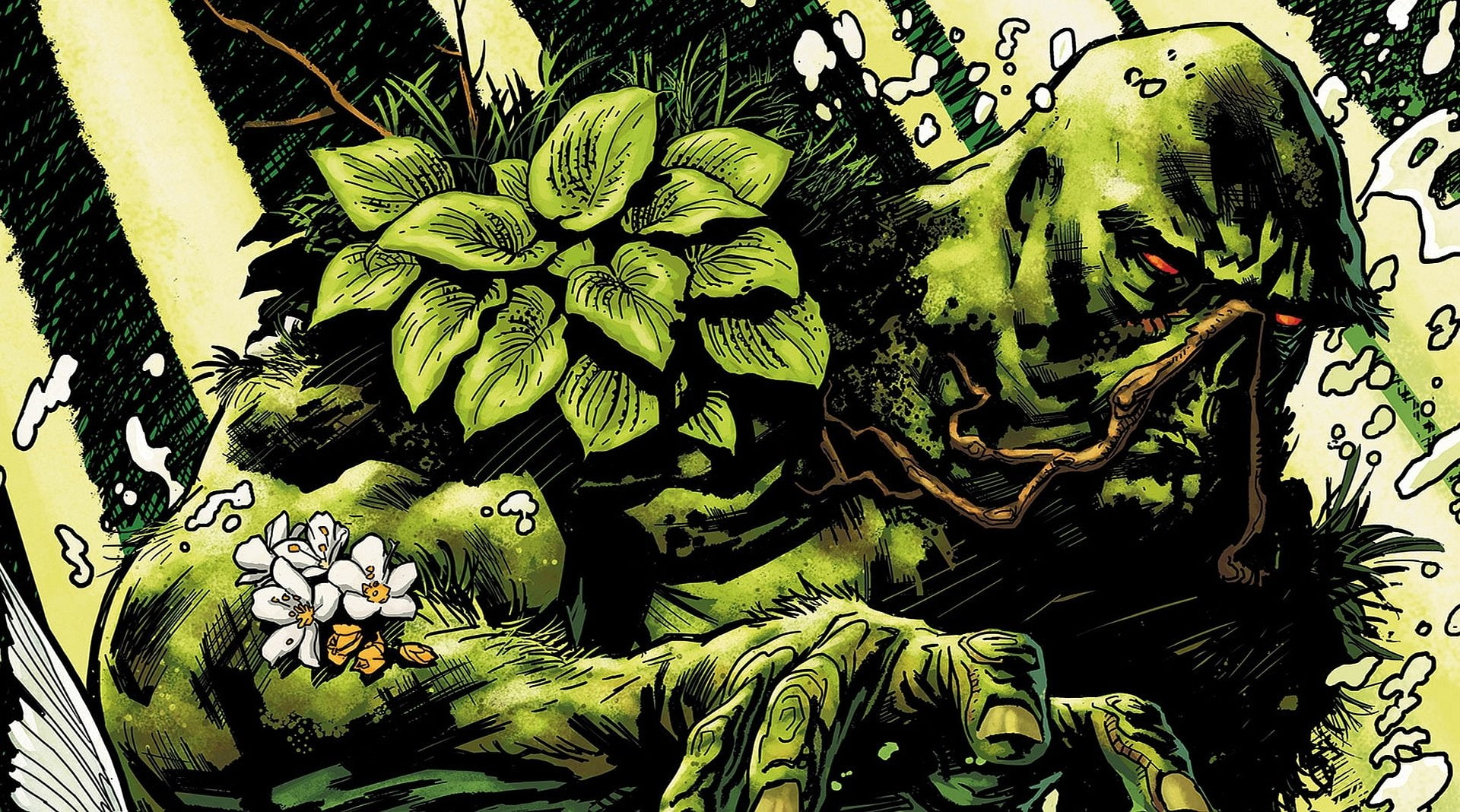 1080P, Comics, Swamp Thing, HD Wallpaper