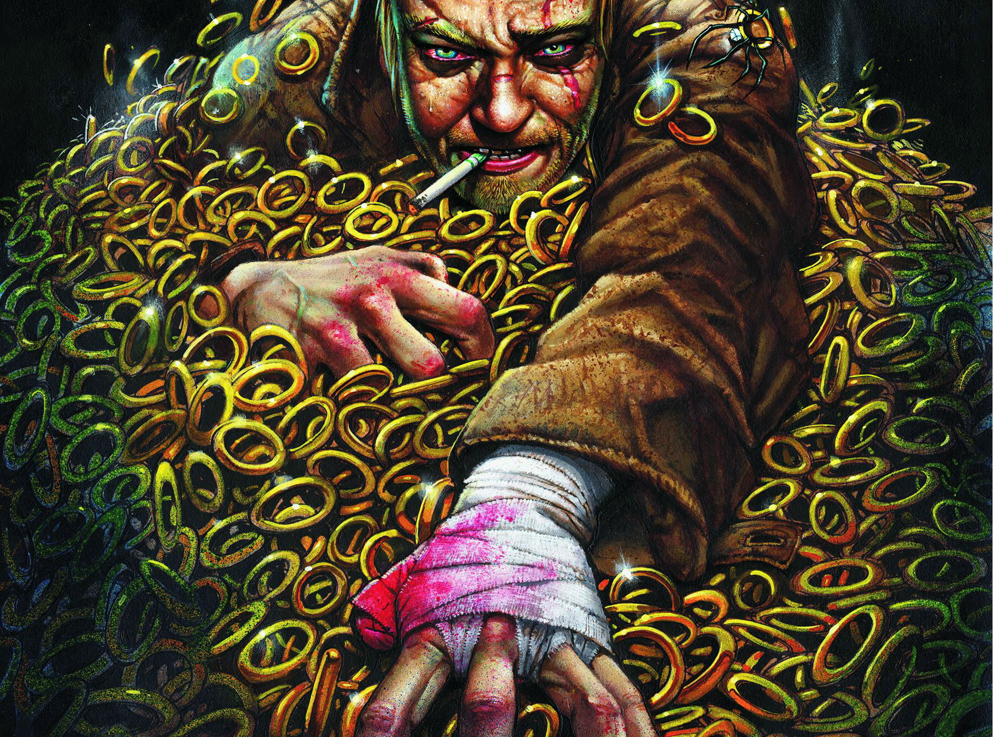 vertigo, 1080P, hellblazer, HD Wallpaper