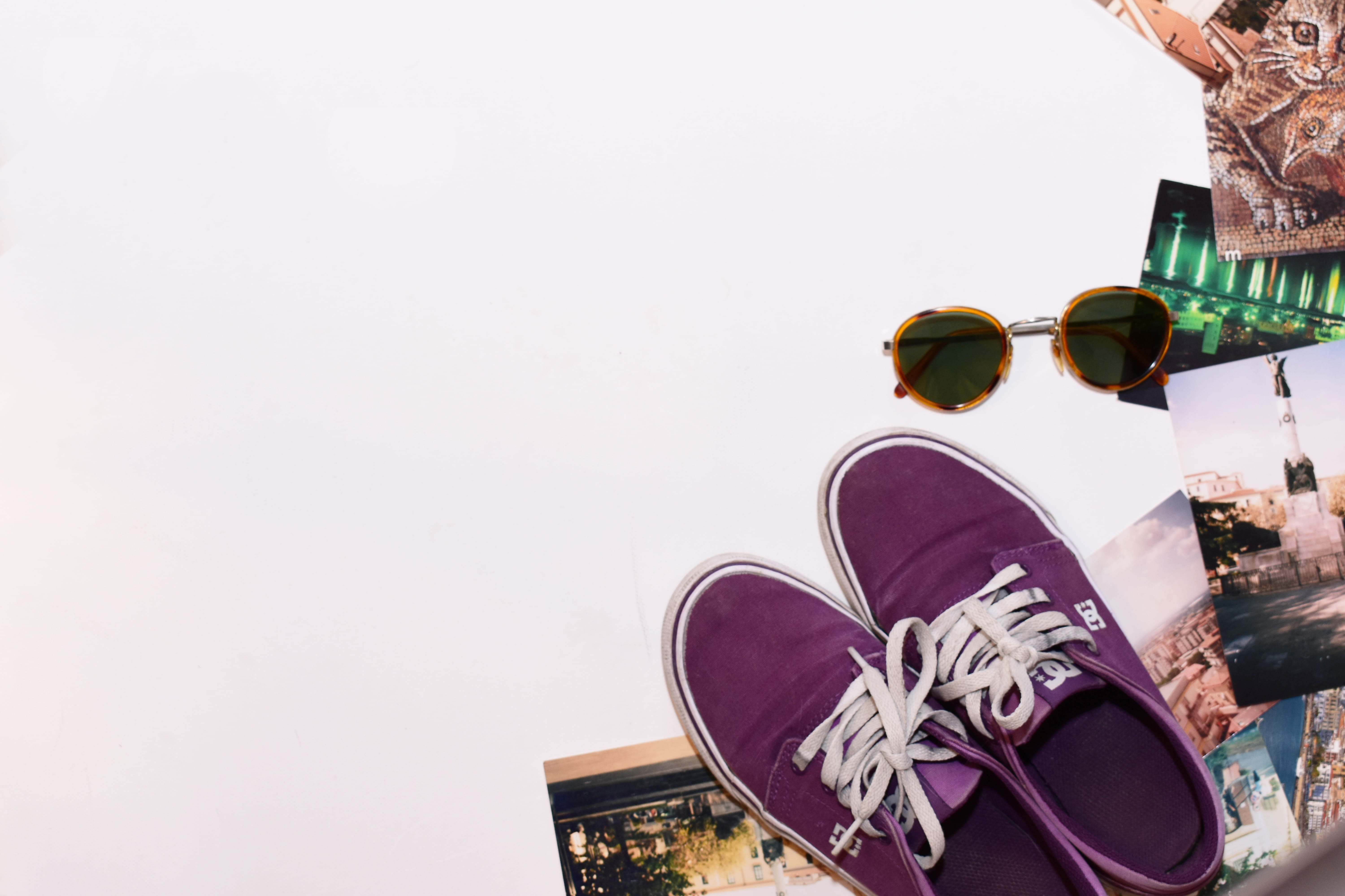 sign, travel destinations, built structure, photos, text, day, communication, low, illuminated, building, outdoors, glasses, sneakers, shoes, white background, HD Wallpaper