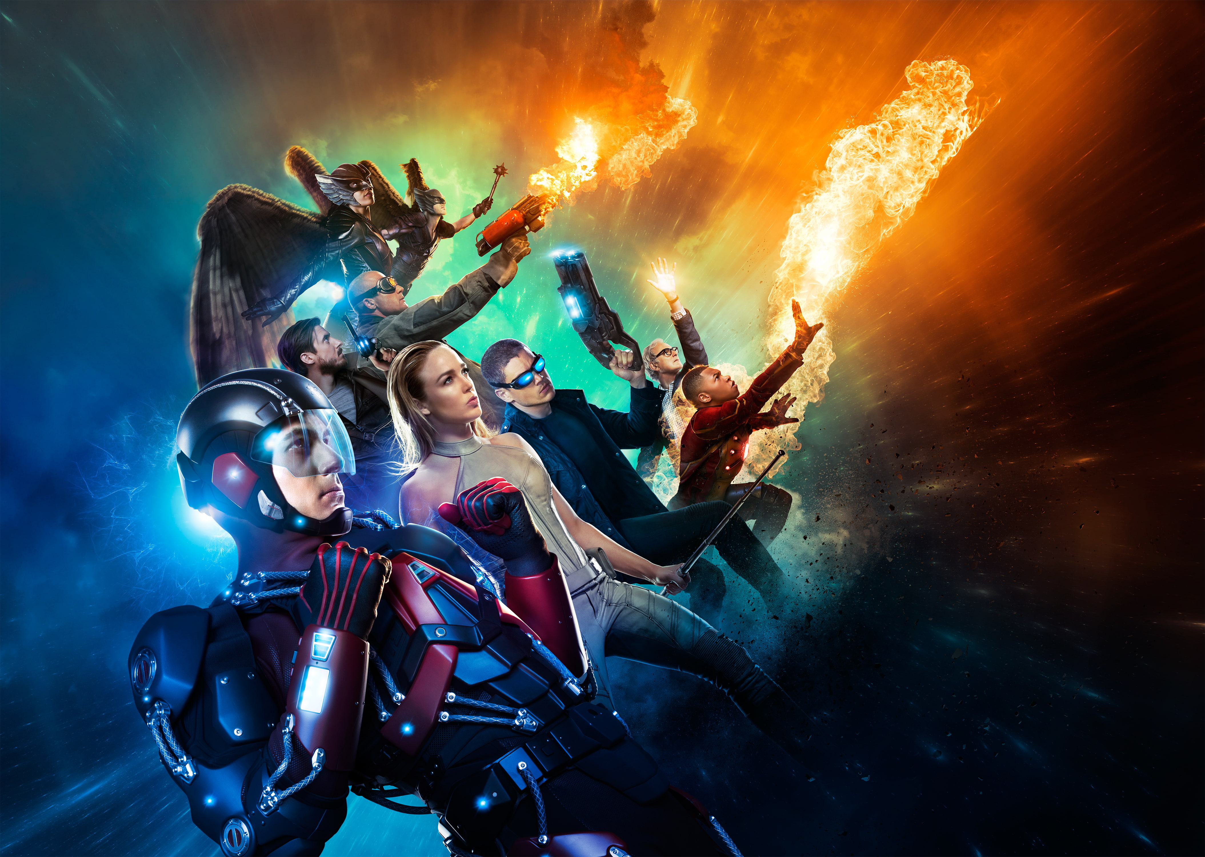 DC Comics, 4K, Legends of Tomorrow, Superheroes, HD Wallpaper