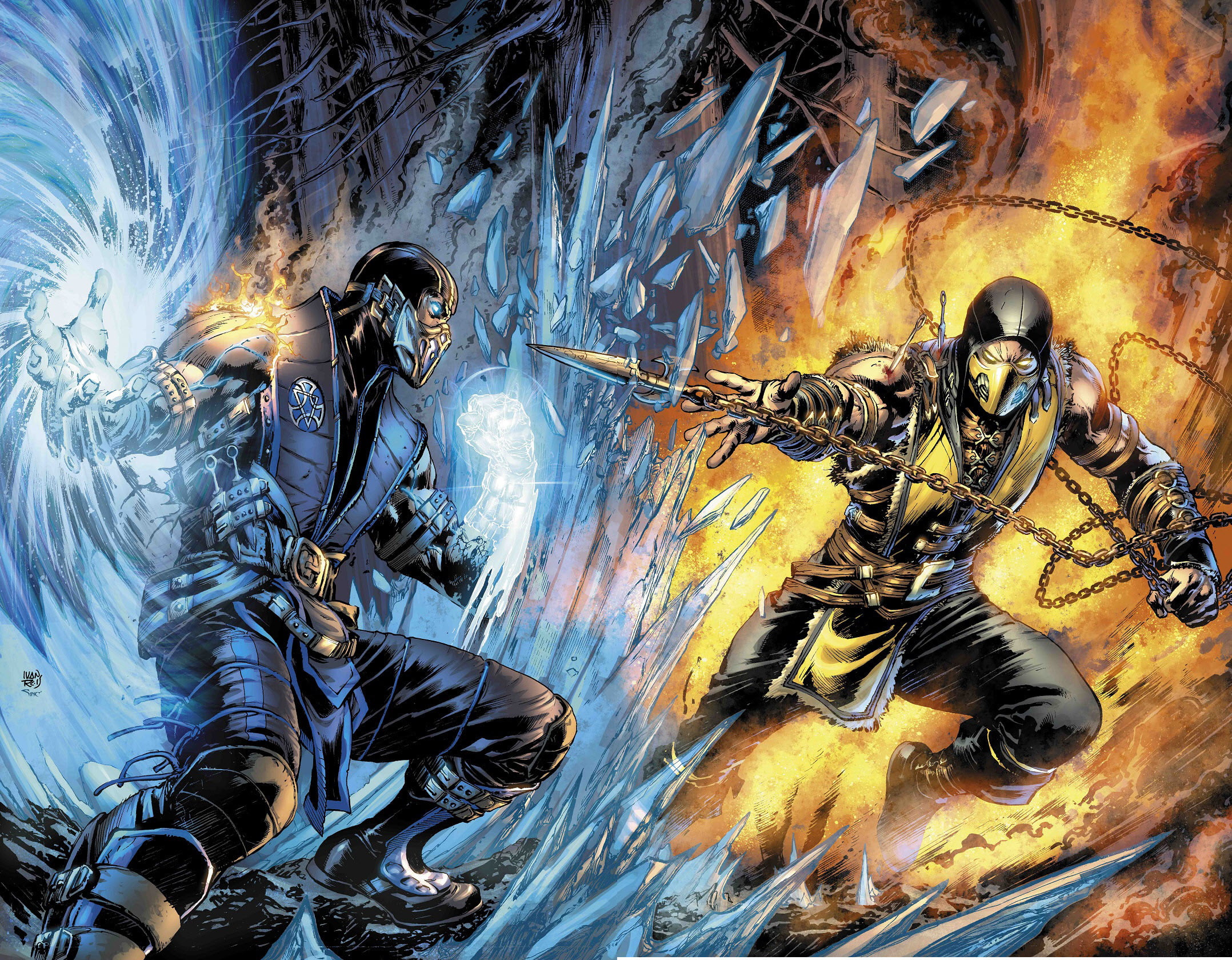 nature, men, fire - Natural Phenomenon, power, Scorpion, futuristic, adult, sub, horror, weapon, illustration, military, evil, gun, alien, 1080P, occupation, HD Wallpaper