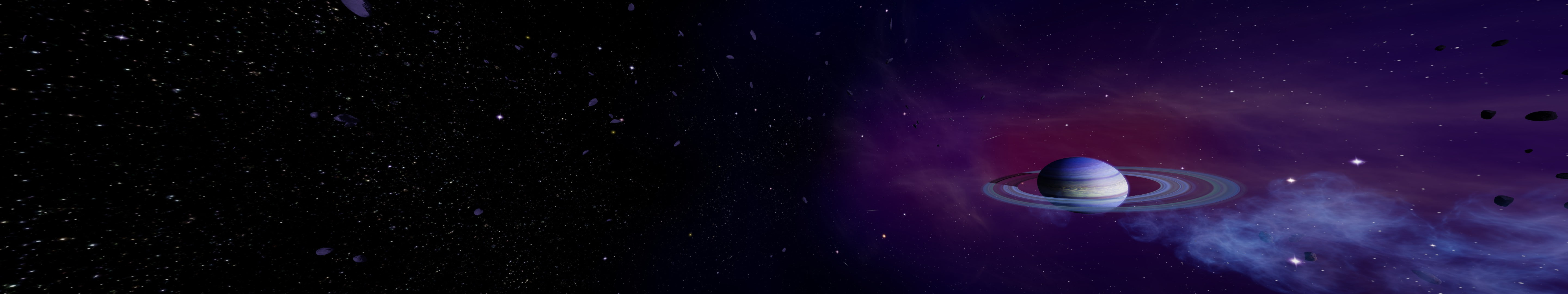 sea life, one animal, galaxy, water, marine, animals in the wild, blue, 5K, no people, purple, animal wildlife, x-rebirth, dark, jellyfish, sea, night, HD Wallpaper