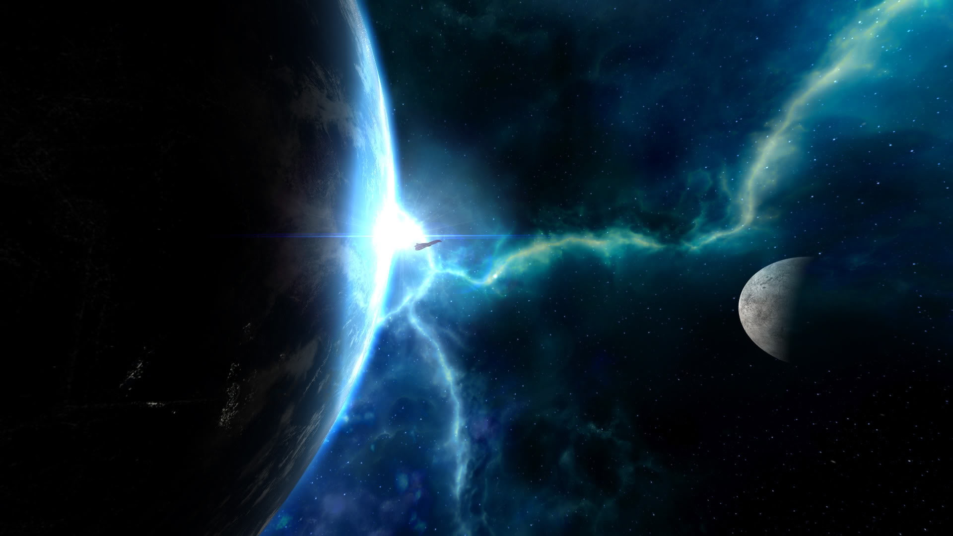 x rebirth, spaceship, rebirth, sci fi, 1080P, HD Wallpaper