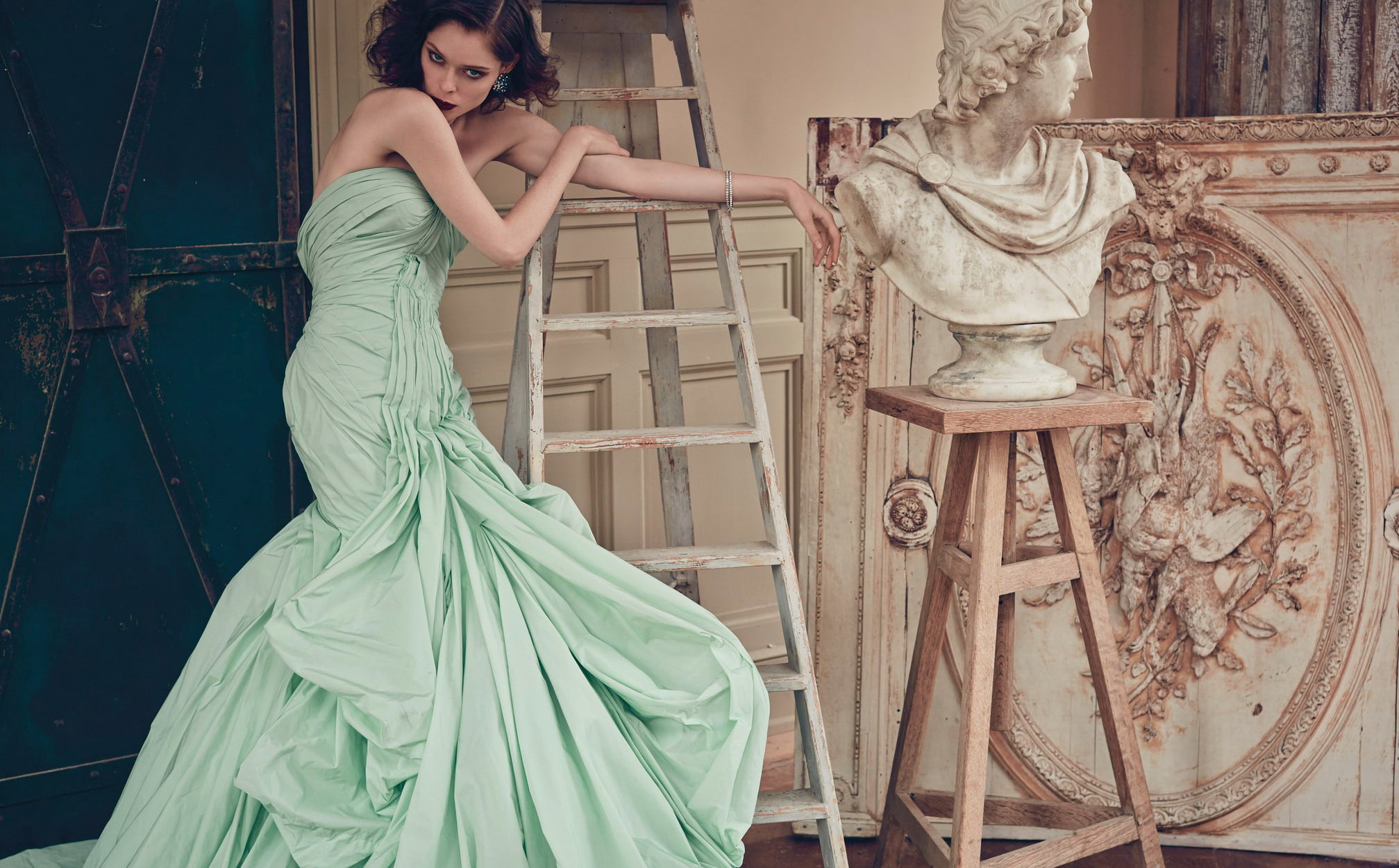 Coco Rocha, Diego Uchitel, 1080P, photoshoot, Hola, HD Wallpaper