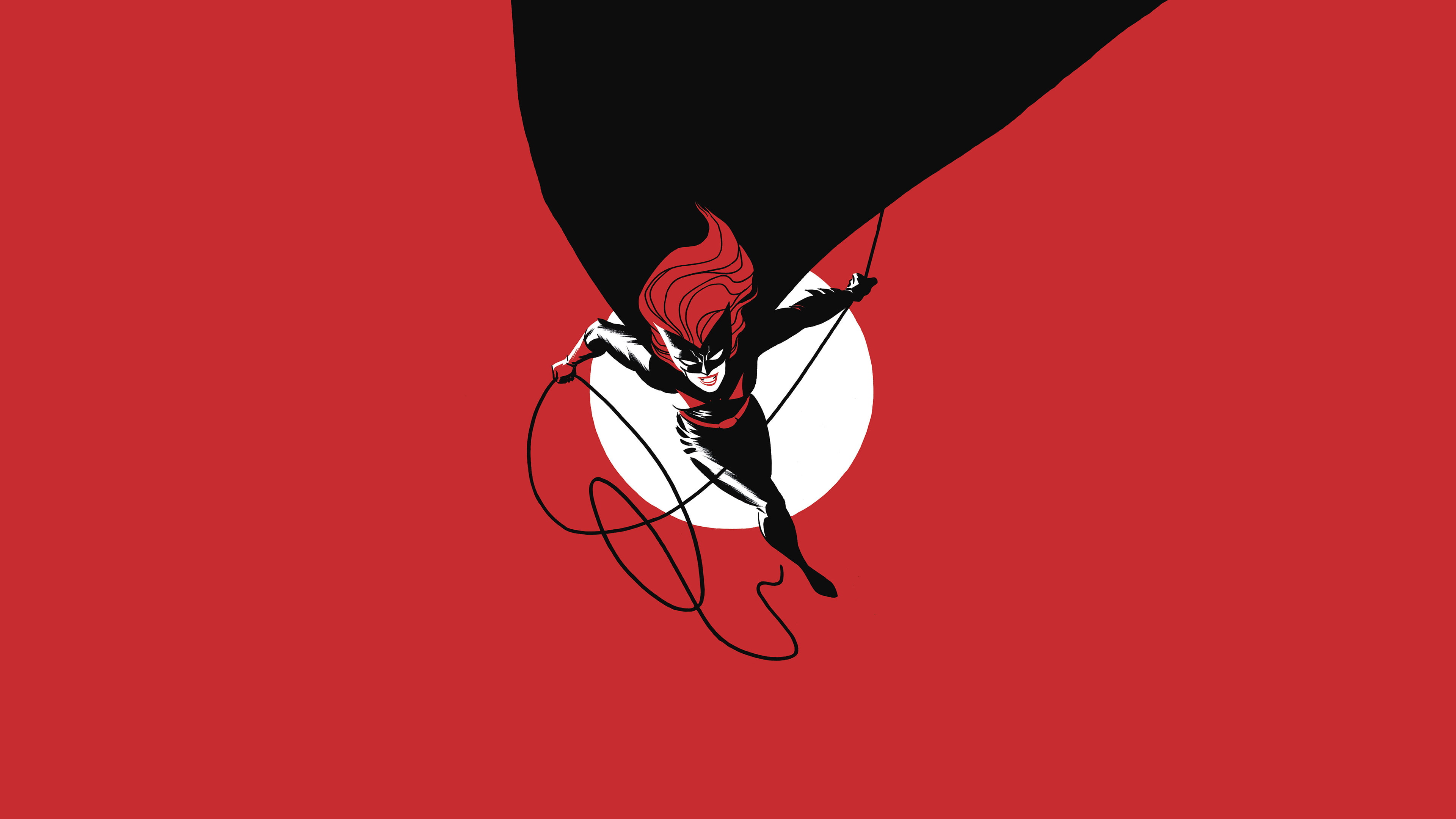 4K, Minimal, Batwoman, 4K, DC Comics, HD Wallpaper