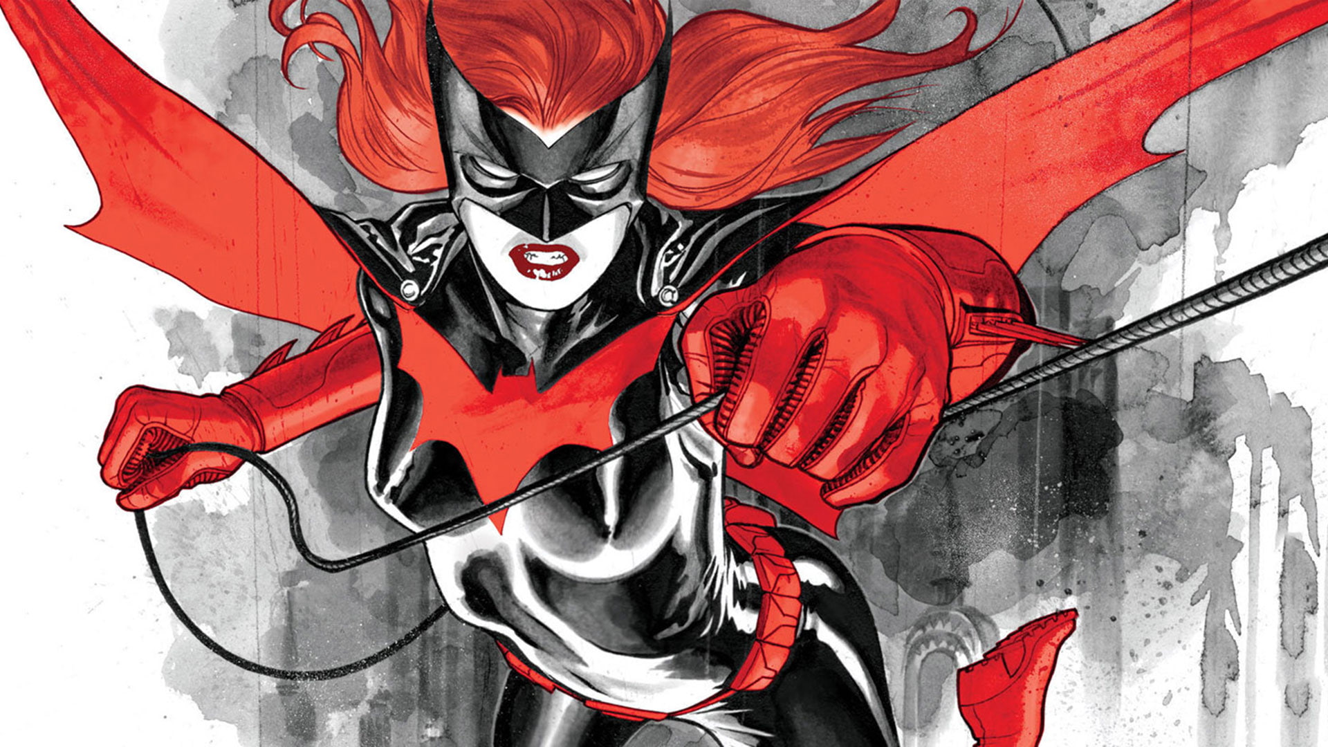 hd, cartoon/comic, drawing, batwoman, 1080P, HD Wallpaper