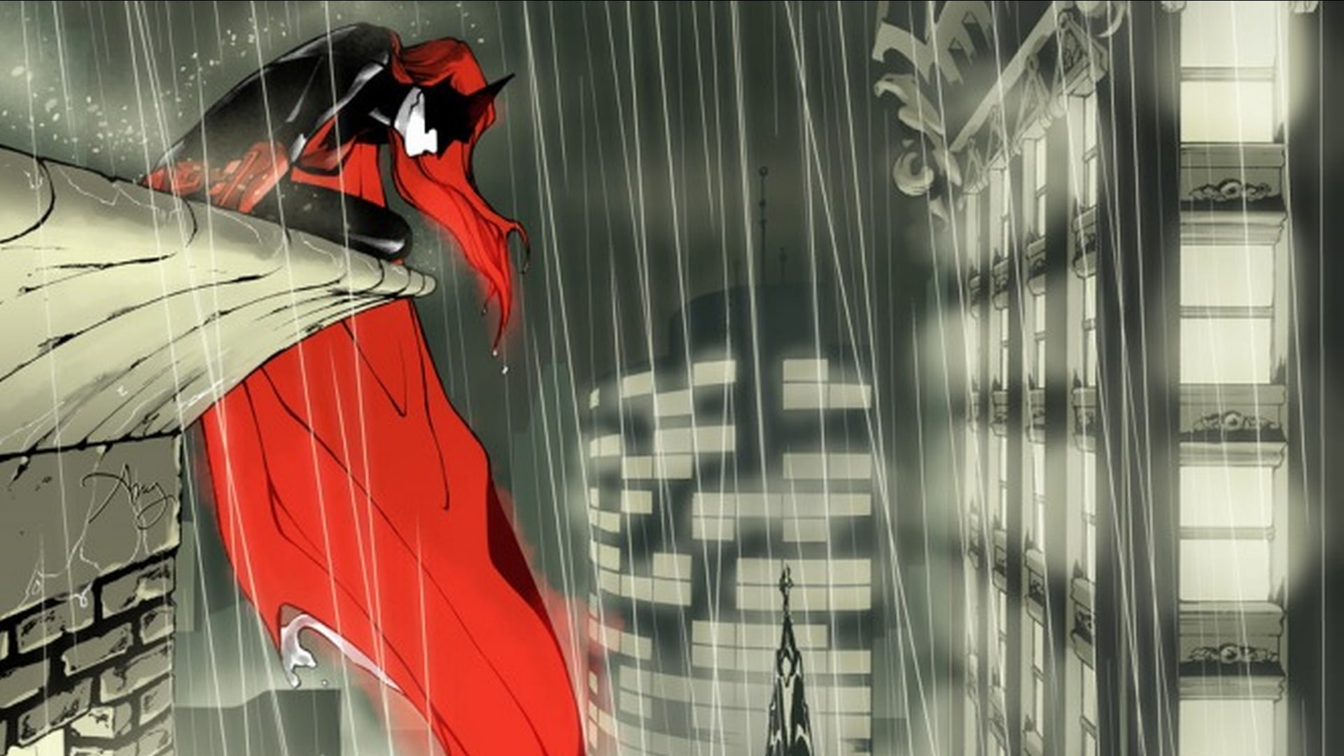 batwoman, 1080P, comics, hd, HD Wallpaper