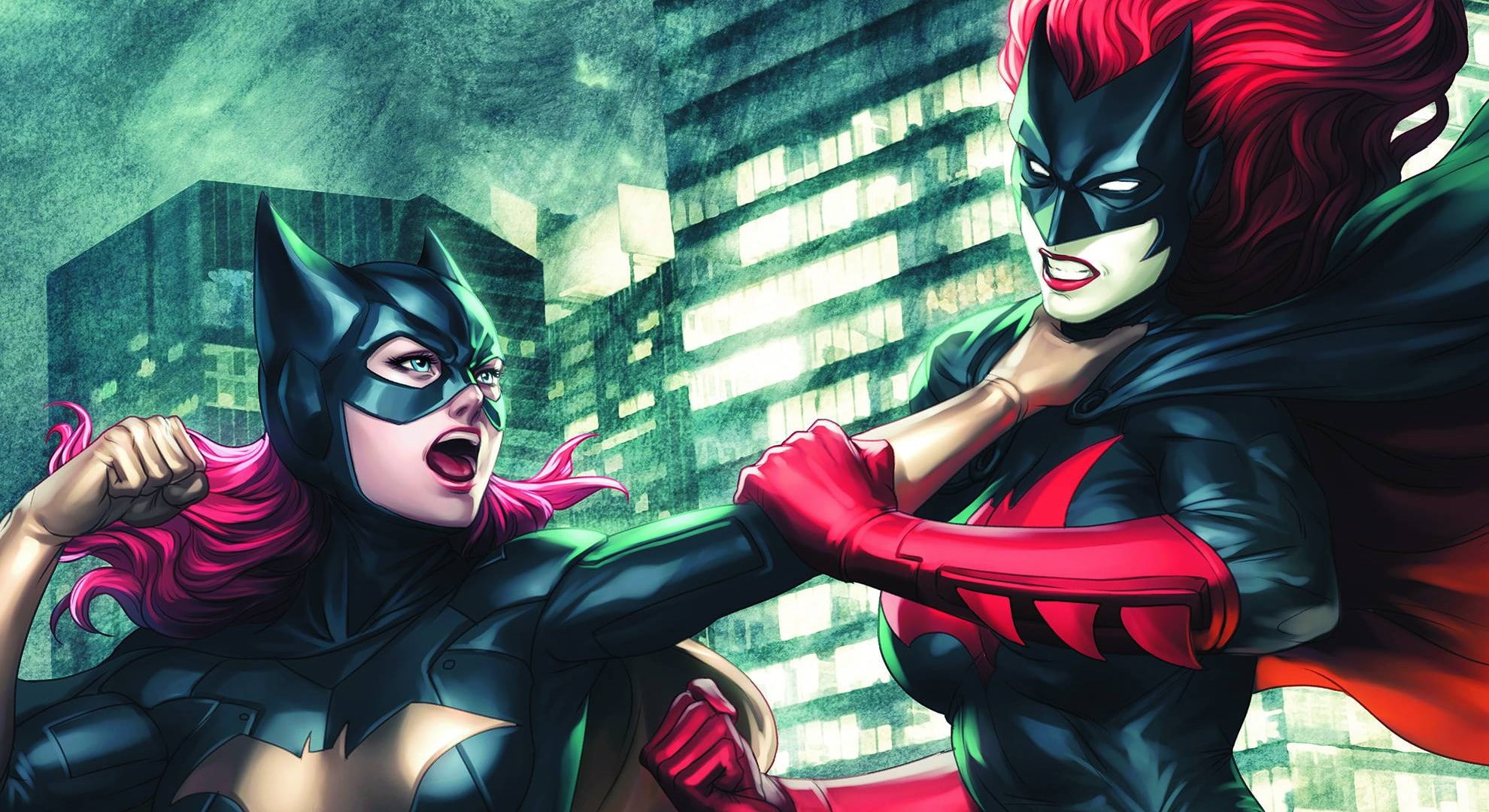 1080P, Batman, Batwoman, superhero, HD Wallpaper