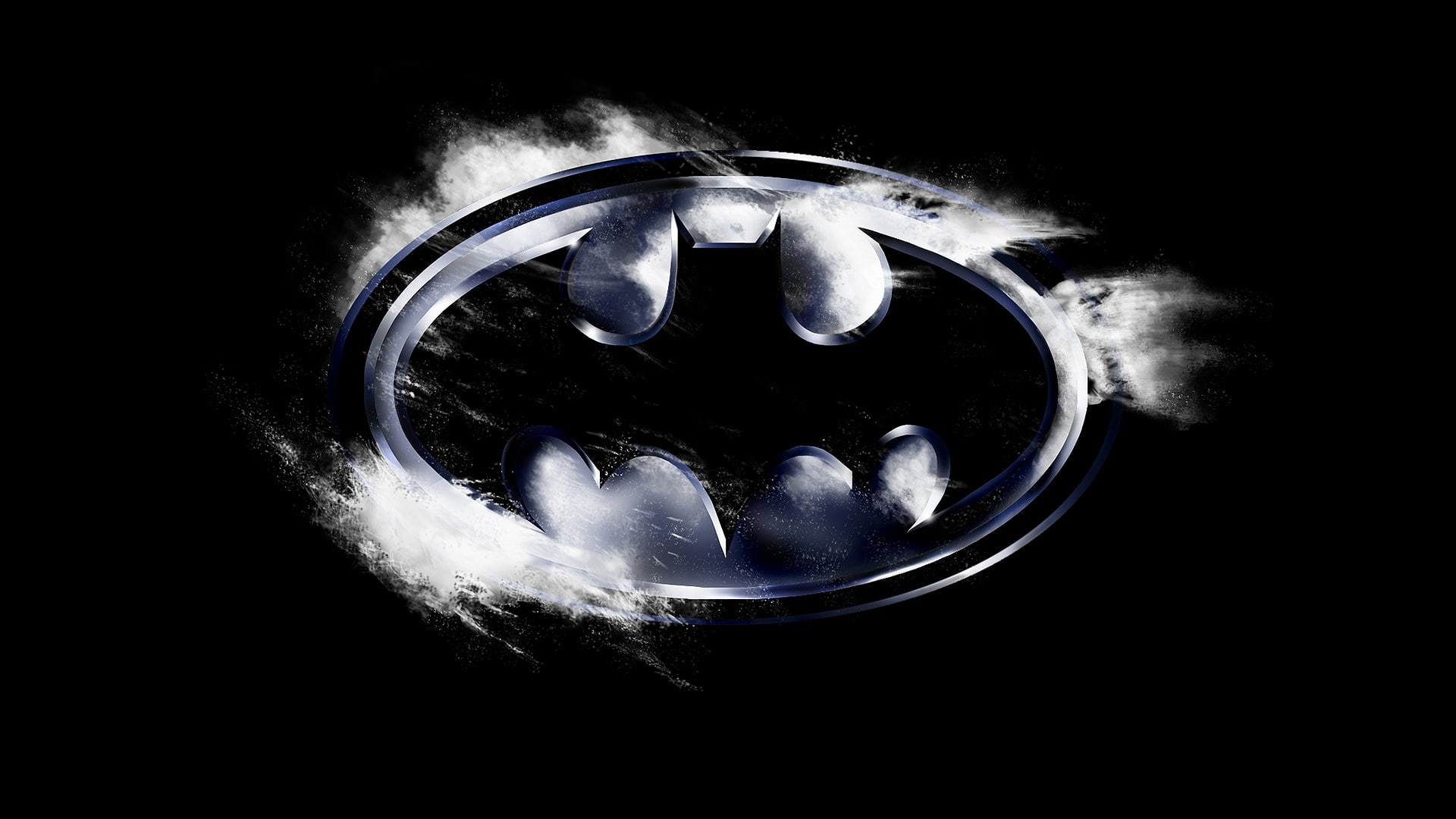 geometric shape, batman returns, coffee, smoke - physical structure, shape, drop, close-up, vulnerability, purity, water, circle, motion, studio shot, dark, HD Wallpaper