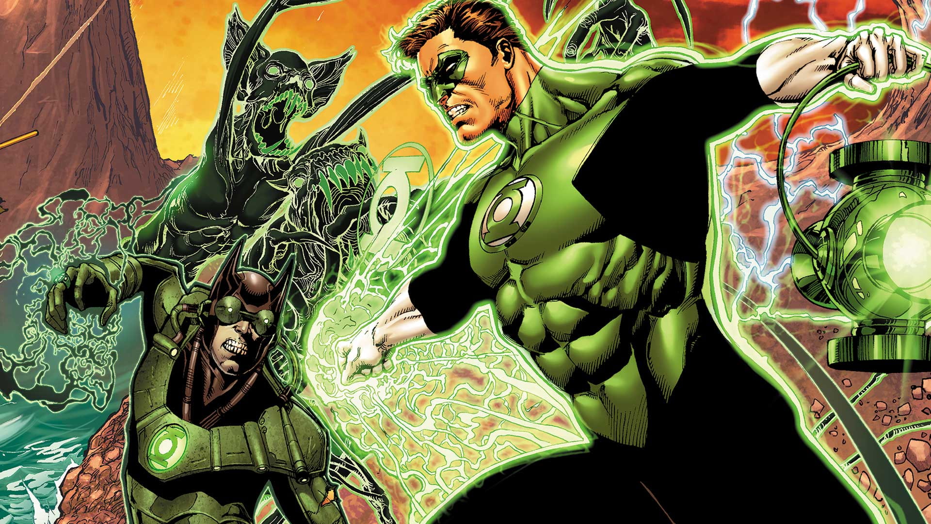 corps, 1080P, full, hal, gallery, lantern, hd, screen, jordan, comics, green, desktop, HD Wallpaper