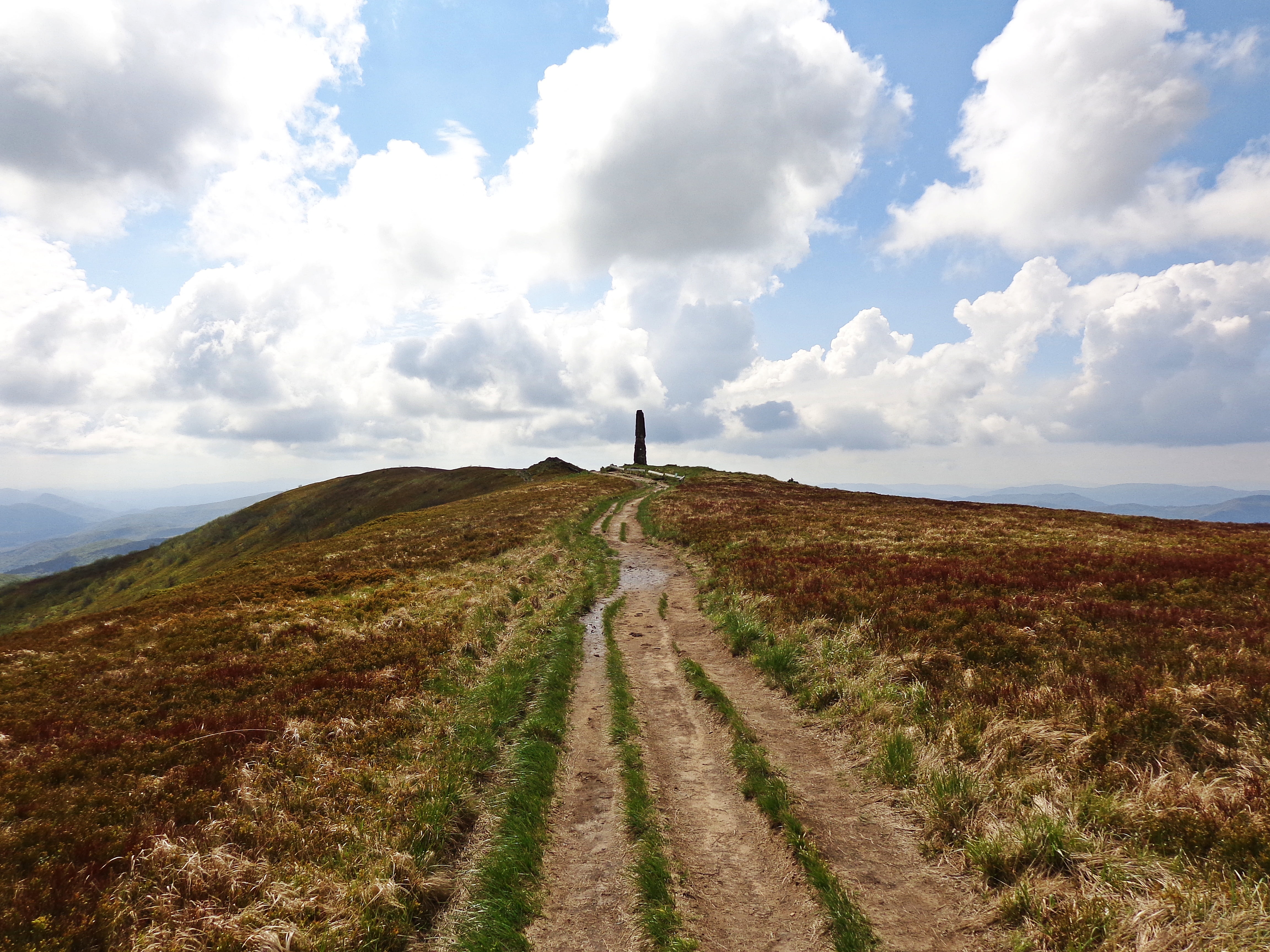 trail, poland, summer, outdoors, sunny, grass, land, mountains, dirt, holiday, direction, way, road, the silence, tourism, green, peace of mind, the path, HD Wallpaper