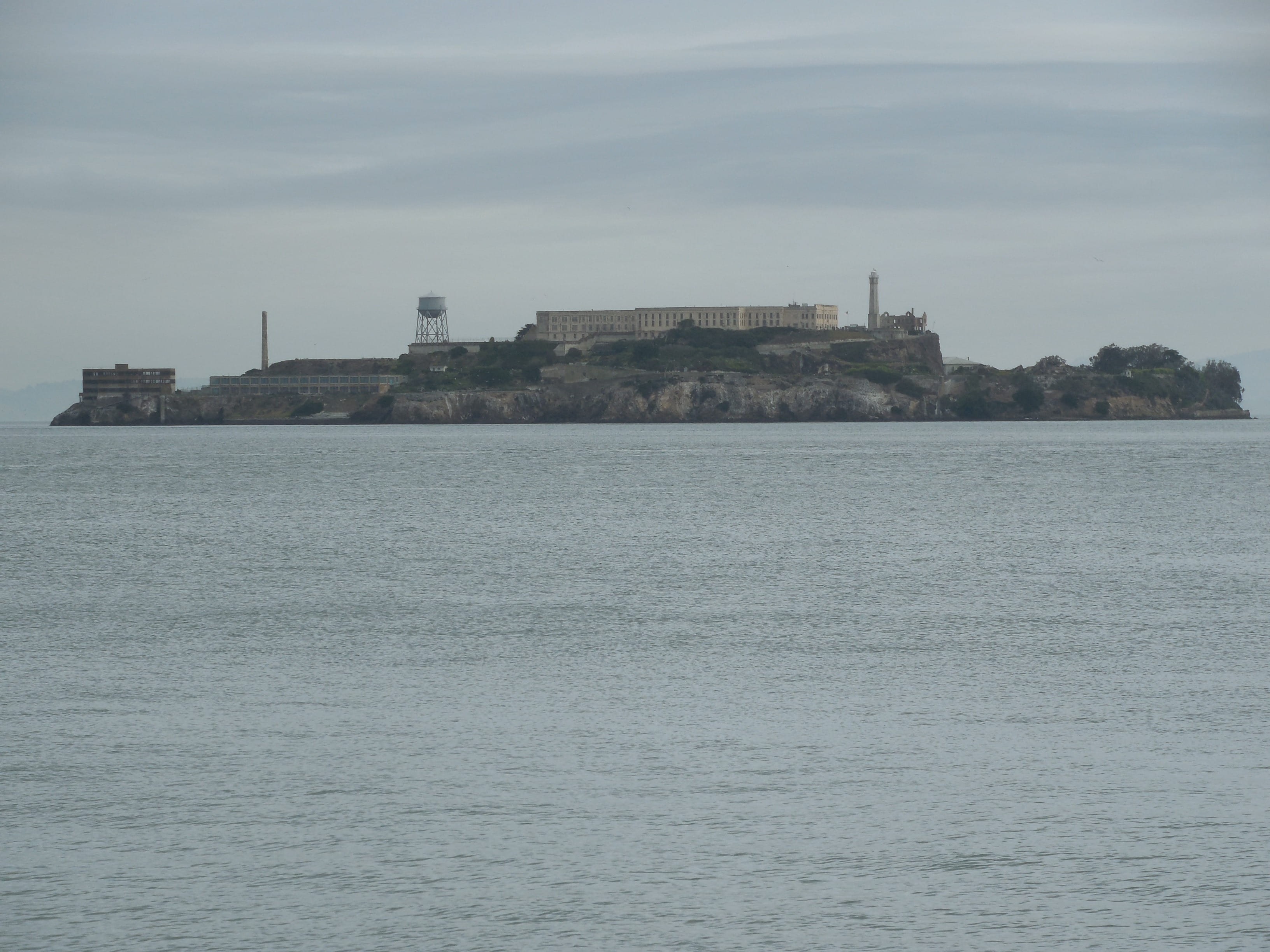 nature, architecture, city, sea, day, california, prison, water, Alcatraz, no people, built structure, historic, tourism, travel destinations, Prison, landmark, HD Wallpaper