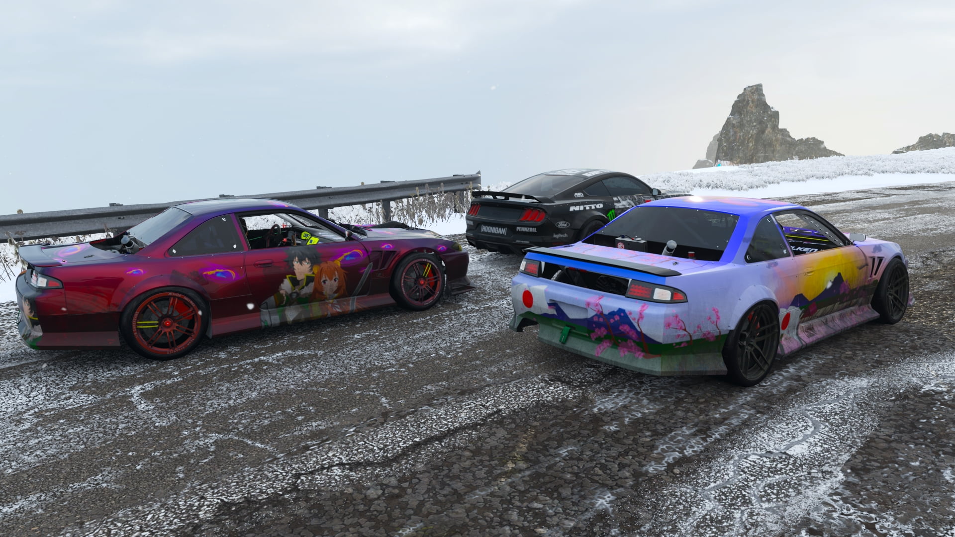 video game art, car meets, Drifting, Tate no Yuusha no Nariagari, shield, anime, Forza Horizon 4, Raphtalia, Tuner Car, Forza, car crew, 1080P, formular, HD Wallpaper