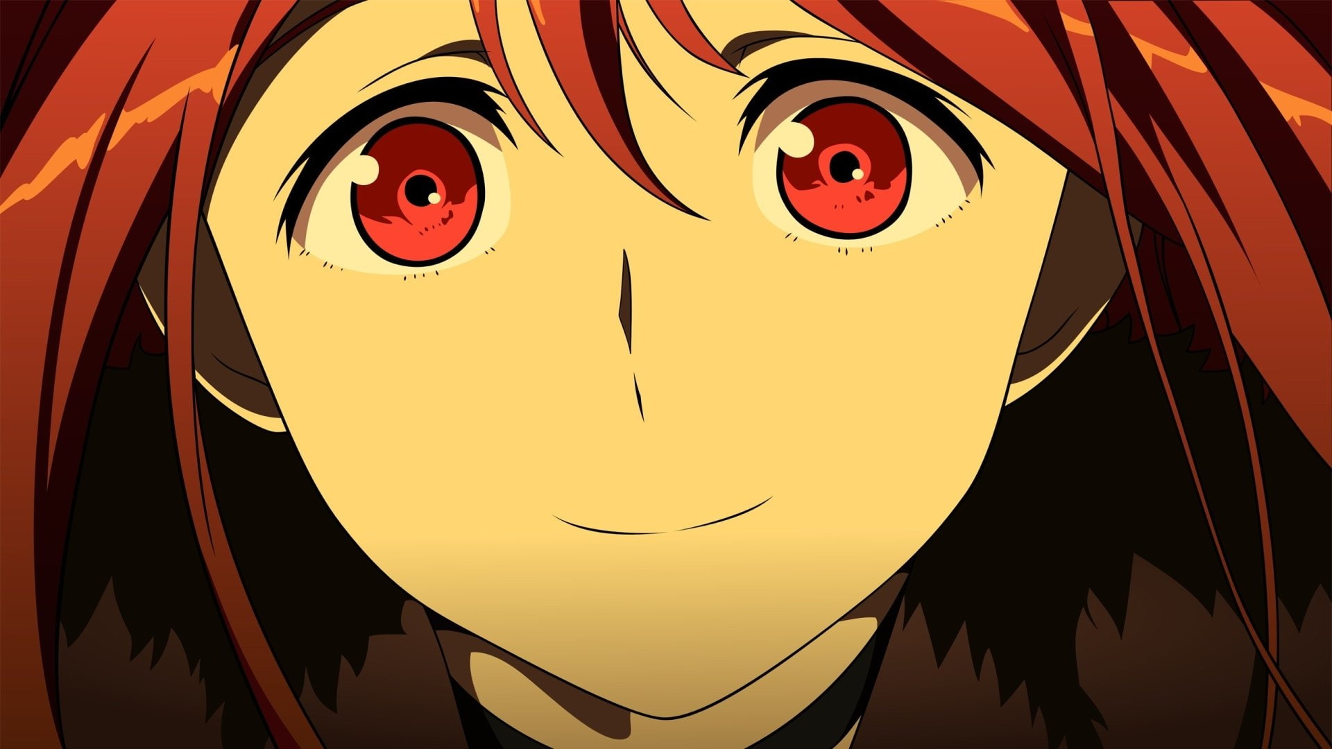 1080P, Red Eyes, Maoyuu Maou Yuusha, Anime, HD Wallpaper