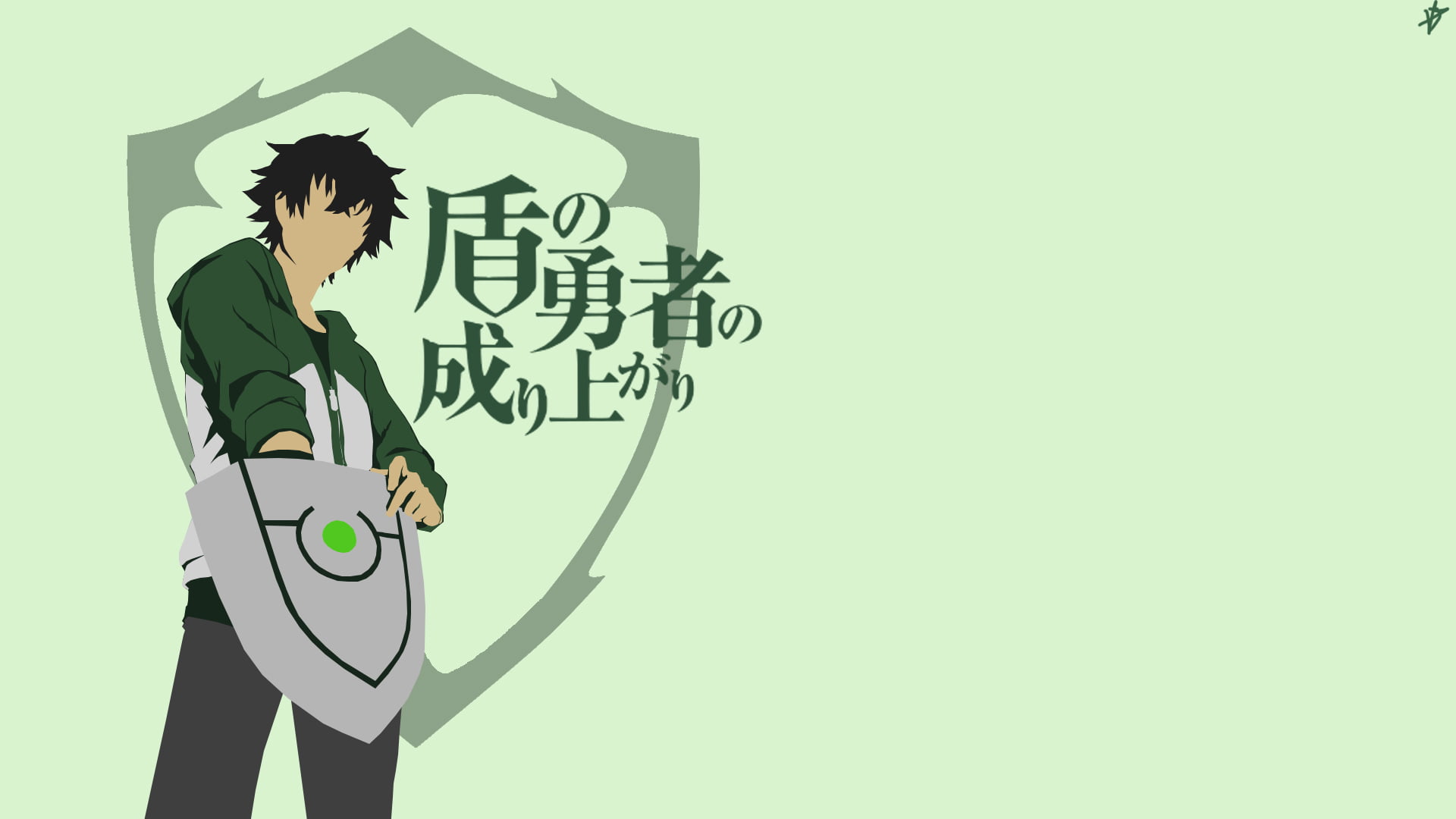 Anime, The Rising of the Shield Hero, Naofumi Iwatani, Shield, Black Hair, 1080P, HD Wallpaper