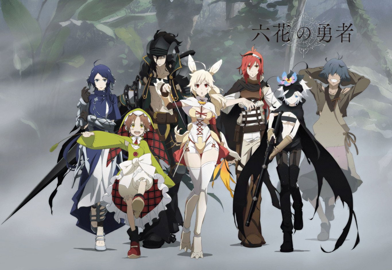 Nashetania Loei Piena Augustra, Adlet Mayer, 720P, Mora Chester, Hans Humpty, Chamo Rosso, Fremy Speeddraw, Rokka: Braves Of The Six Flowers, Anime, Goldof, HD Wallpaper