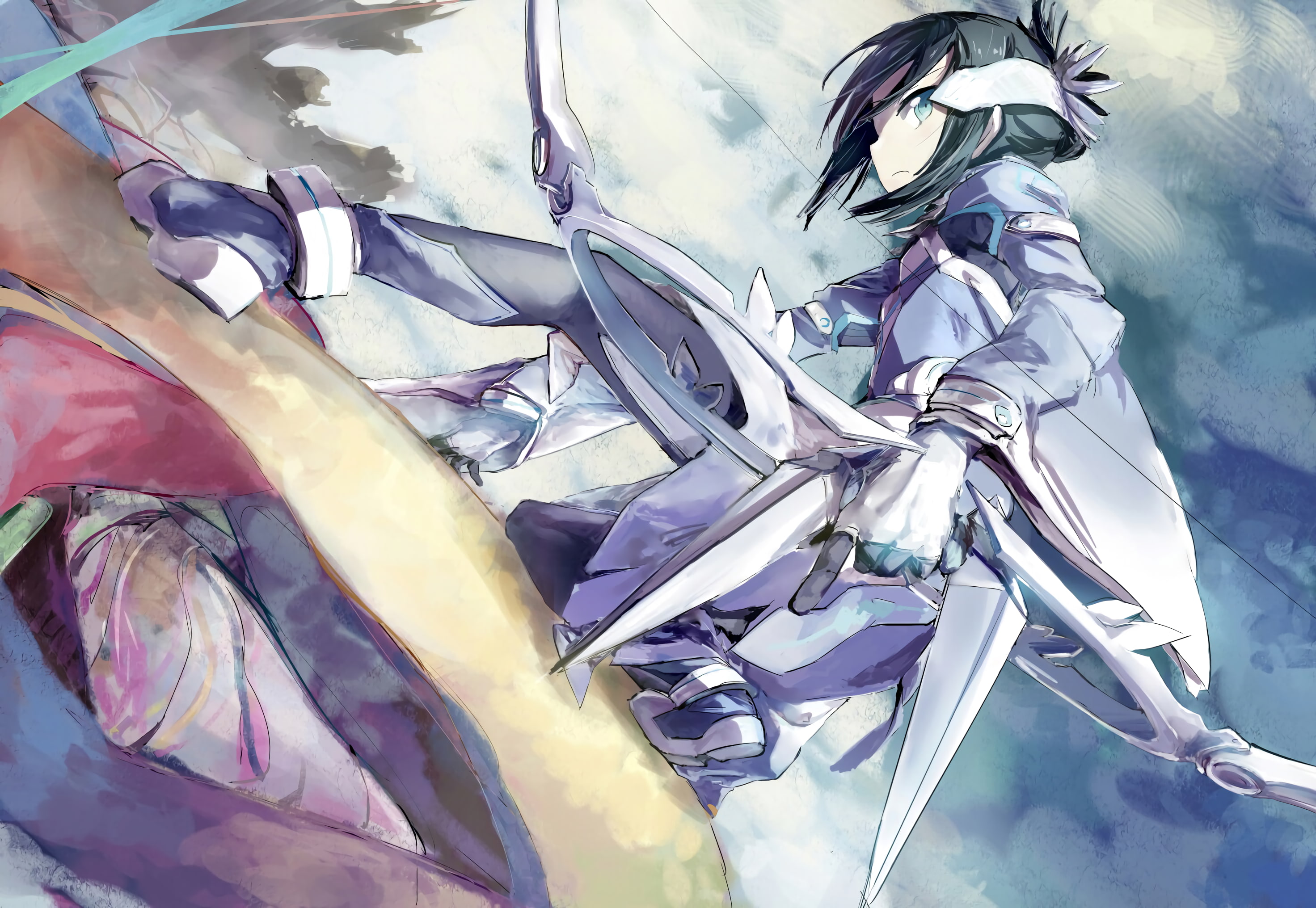 Anime, 2K, Yuuki Yuuna wa Yuusha de Aru, Togo Mimori, Bow, HD Wallpaper