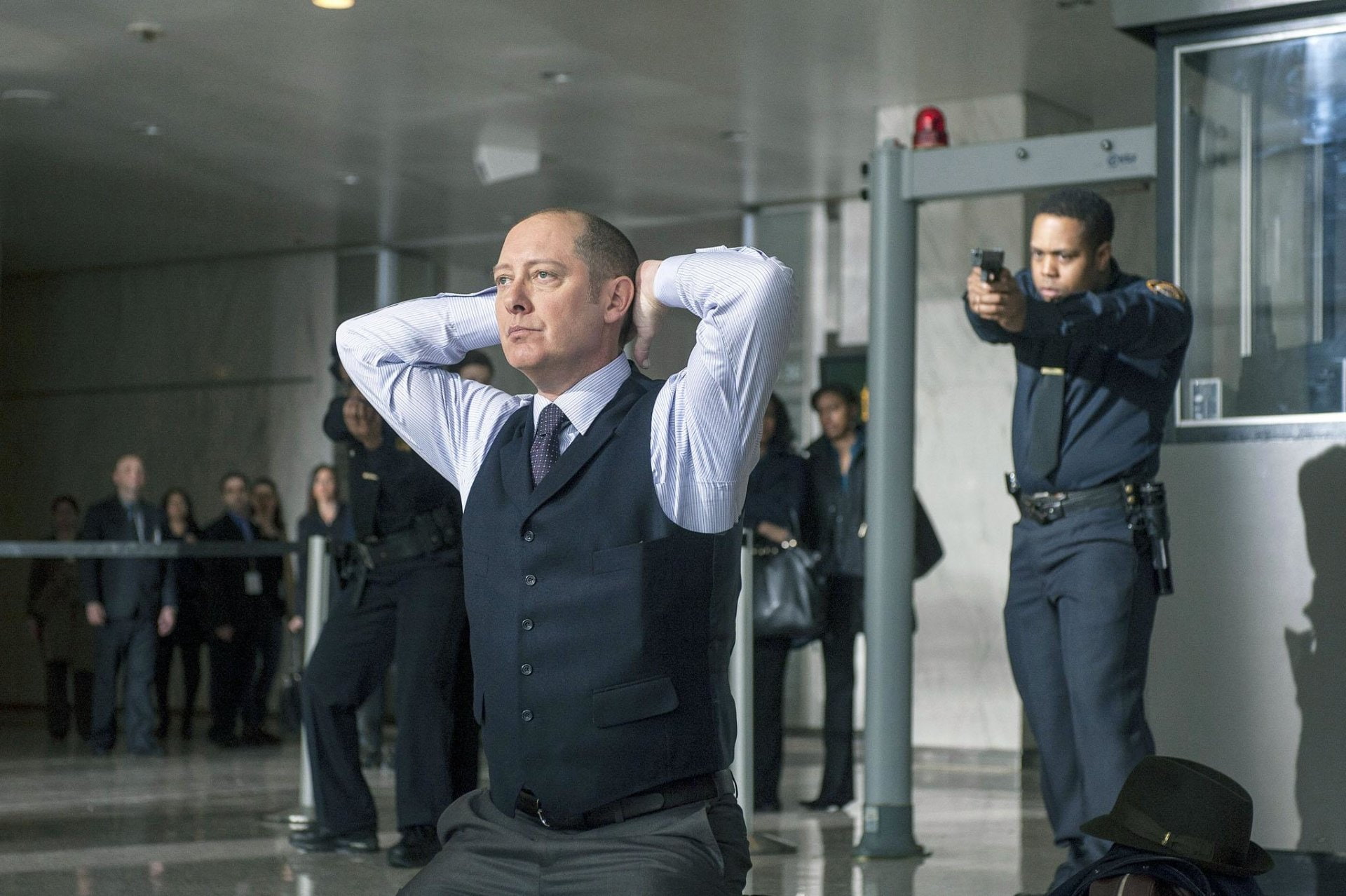 adult, standing, mature men, people, TV Show, business, businessman, young adult, emotion, watching, James Spader, human arm, men, 1080P, group of people, HD Wallpaper