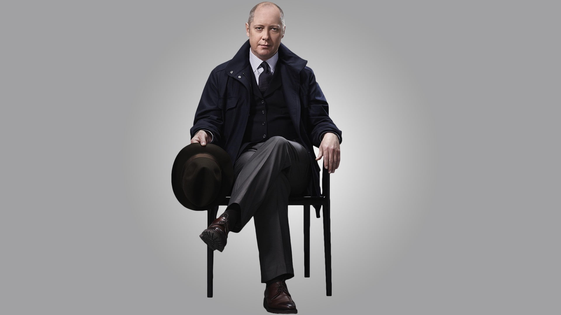 adult, business, gray background, contemplation, white background, 1080P, sitting, males, suit, indoors, business person, james spader the blacklist, men, HD Wallpaper