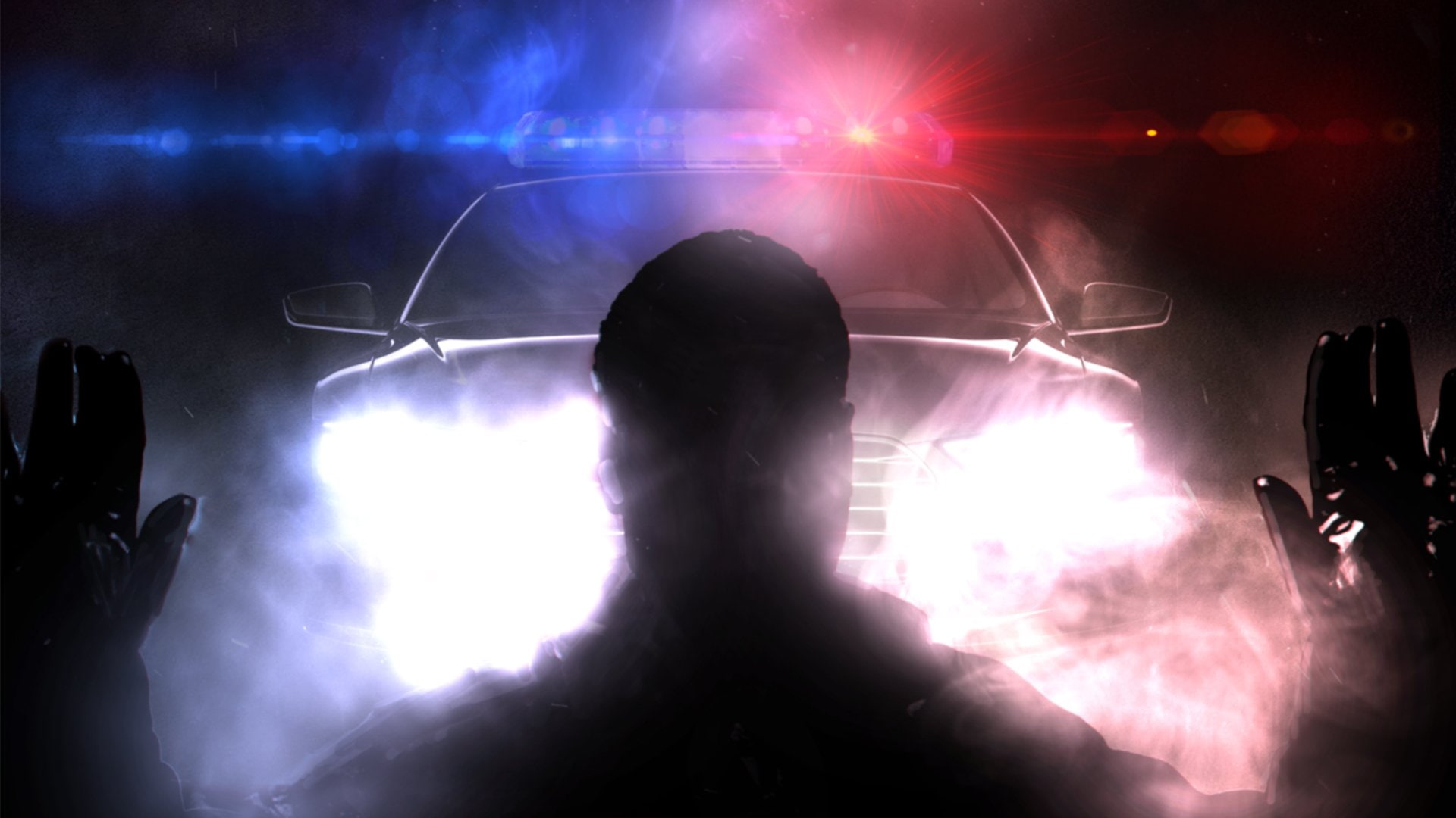 Light, Car, Man, Dark, Police, 1080P, Men, HD Wallpaper