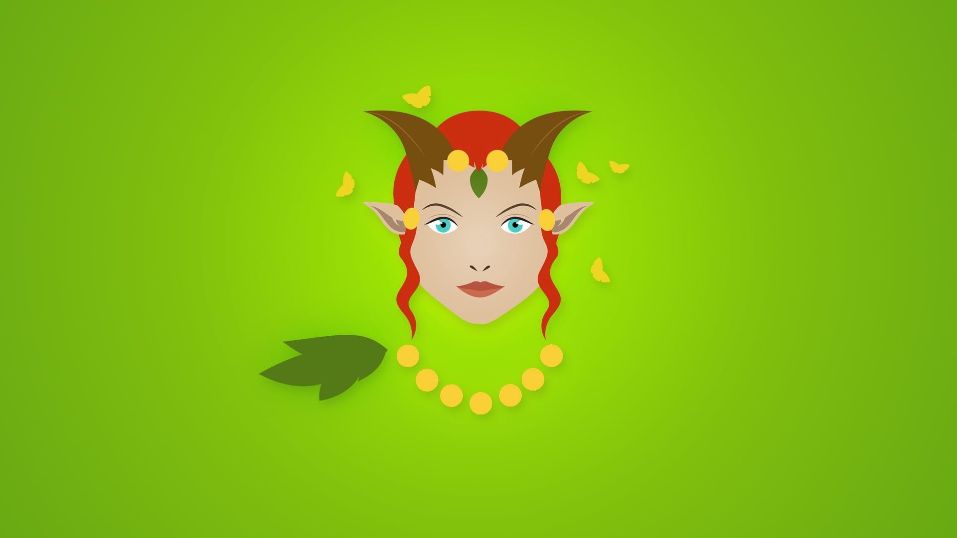 1080P, enchantress, art, dota 2, HD Wallpaper