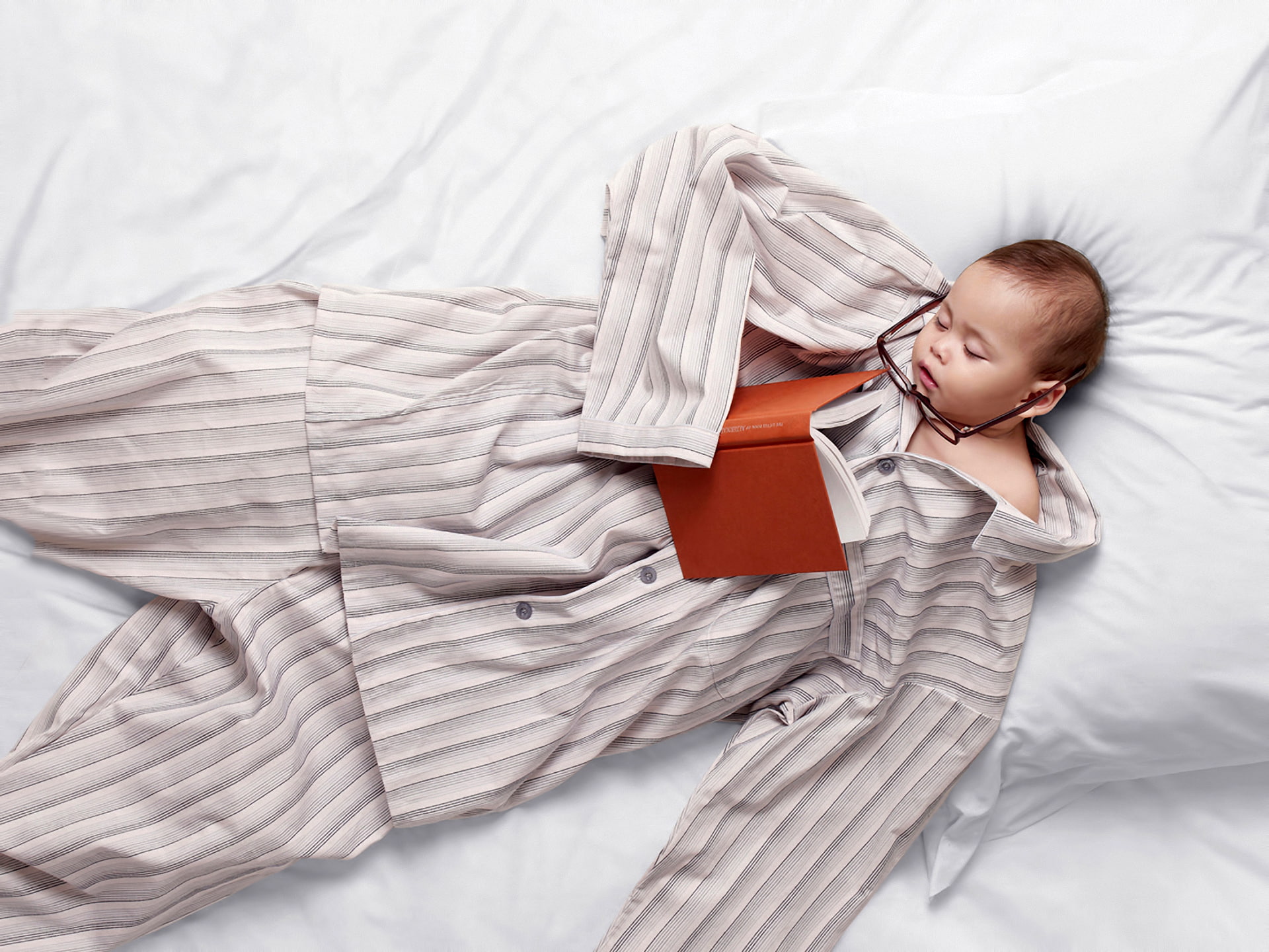Photography, Baby, Book, 1080P, Cute, Funny, HD Wallpaper