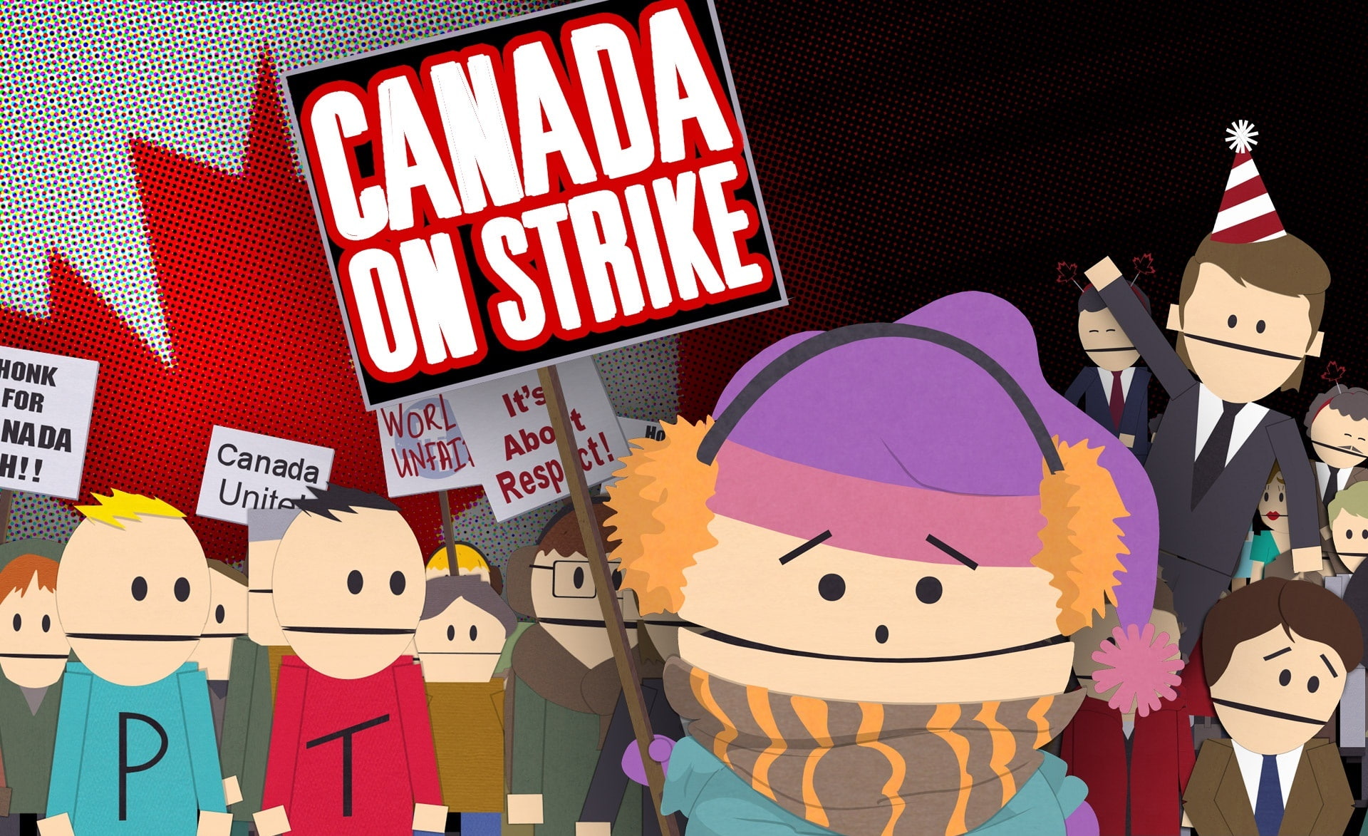 south, strike, retail, South Park, western script, canada, city, multi colored, building exterior, park, ike broflovski, text, communication, built structure, HD Wallpaper