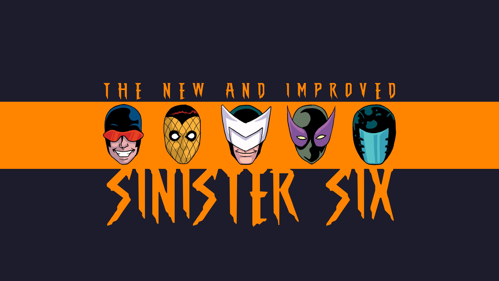 Comics, 1080P, Sinister Six, HD Wallpaper