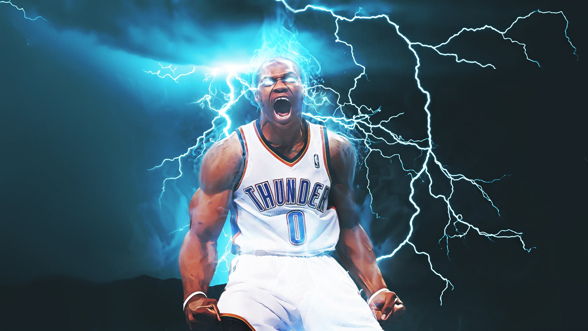 adult, cloud - sky, portrait, oklahoma city thunder, standing, front view, young adult, shouting, casual clothing, furious, vitality, young men, three quarter length, HD Wallpaper