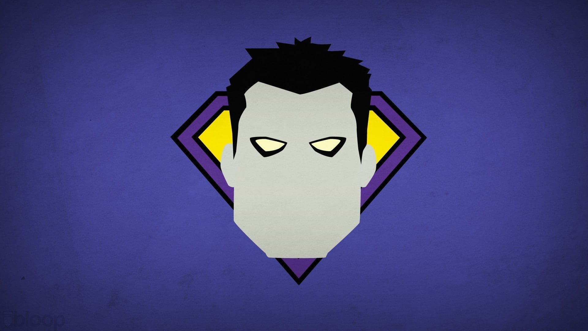 Bizarro, blo0p, minimalism, DC Comics, 1080P, HD Wallpaper