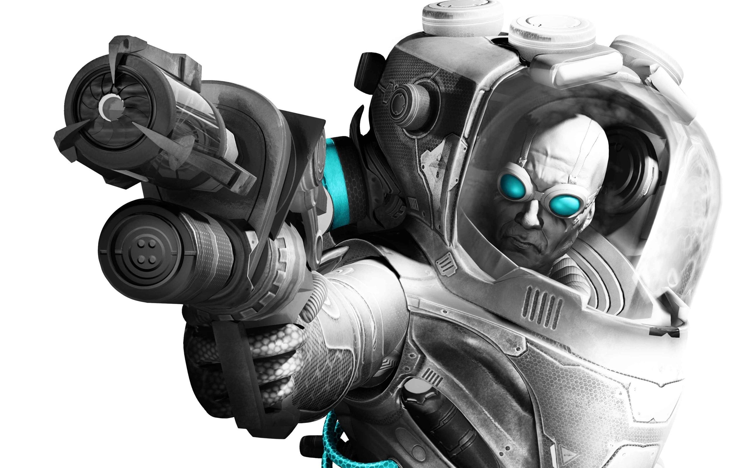 day, sky, indoors, creativity, statue, Batman, clear sky, video games, still life, male likeness, human representation, close-up, Mr. Freeze, low angle view, HD Wallpaper