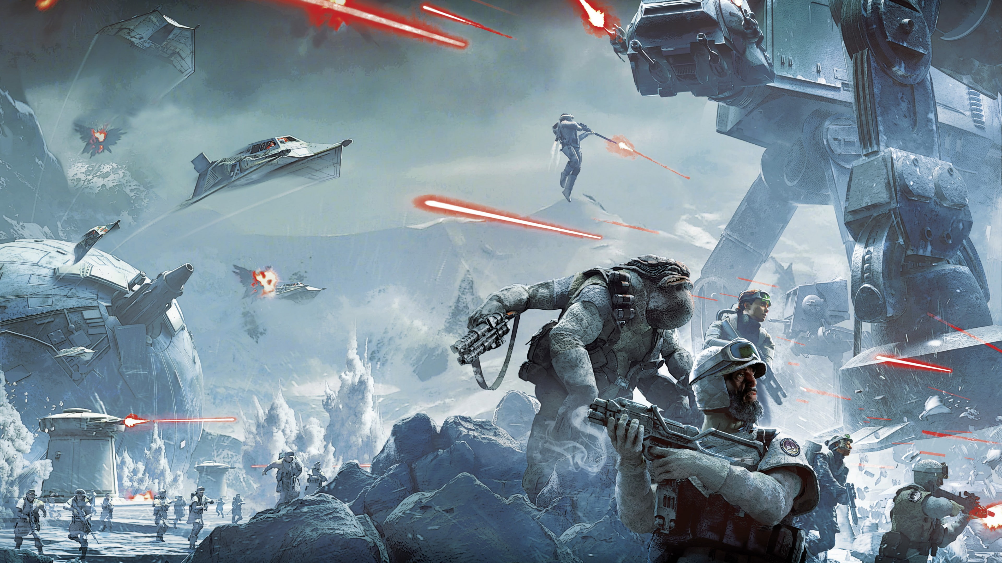 5k, poster, E3 2017, 4K, Star Wars Galaxy of Heroes, HD Wallpaper