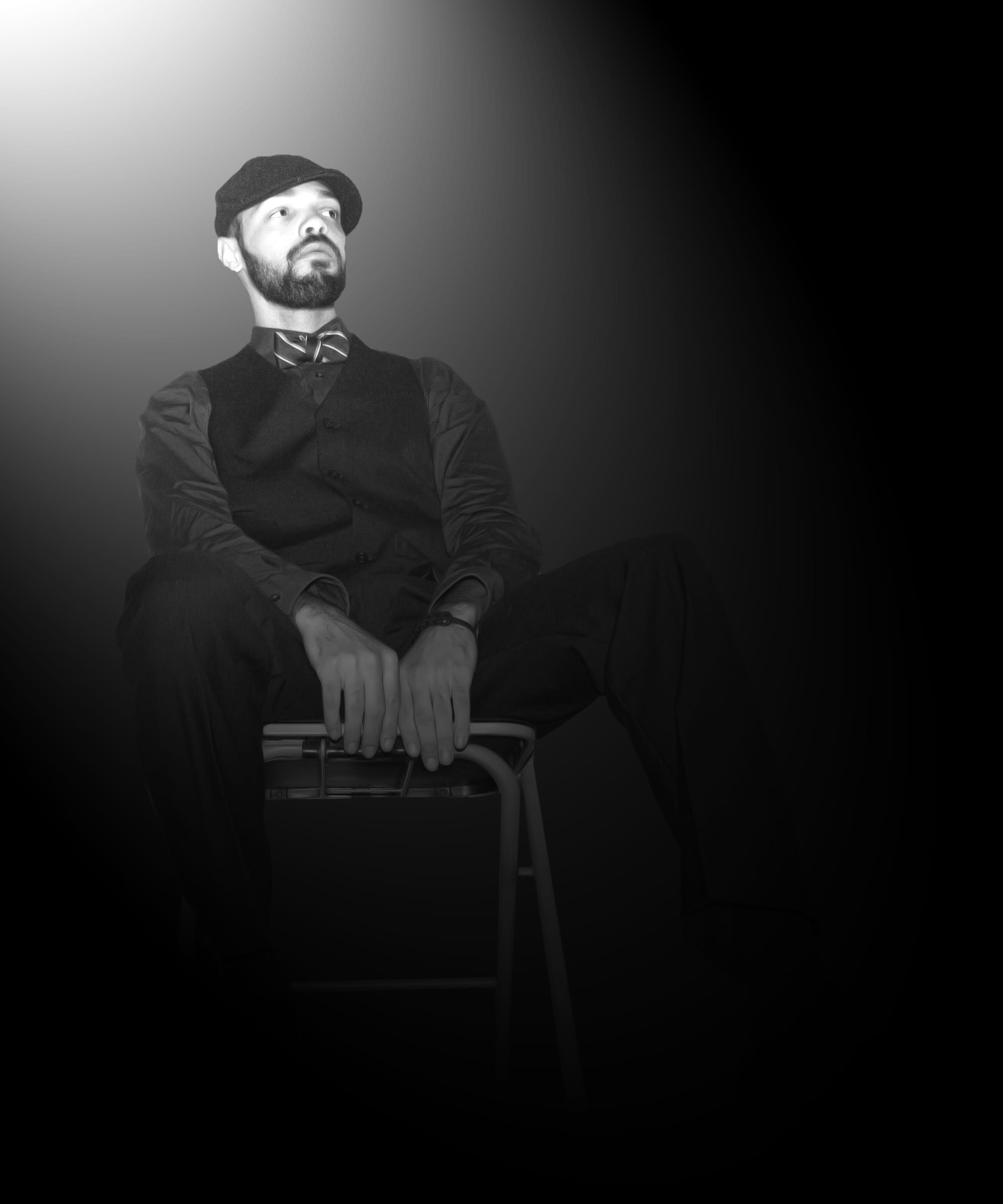 only men, elegant, man, young, photo, professional, front view, clothing, caucasian, facial hair, one man only, businessman, black background, modern, 2K, Phone HD Wallpaper