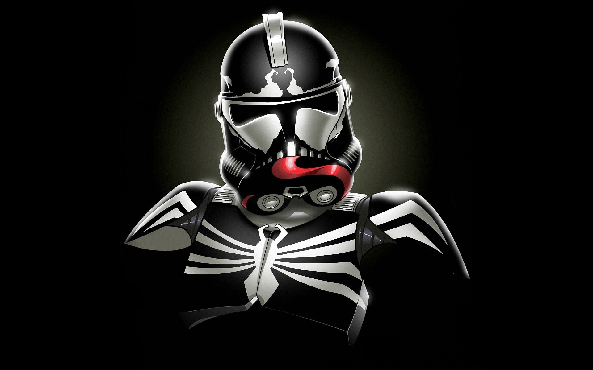 stars, 1080P, stormtroopers, star, comics, x, wars, Star Wars, hd, space, spiderman, minimalistic, art, venom, marvel, HD Wallpaper