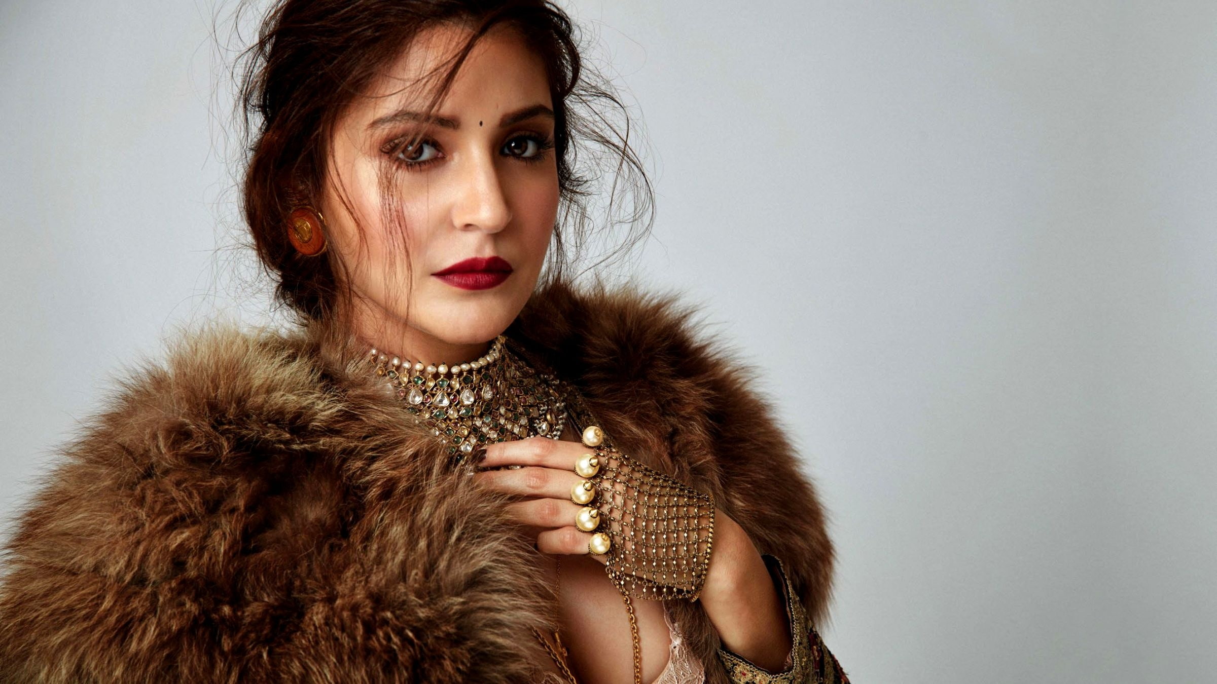 1080P, Photoshoot, ELLE, Anushka Sharma, HD Wallpaper