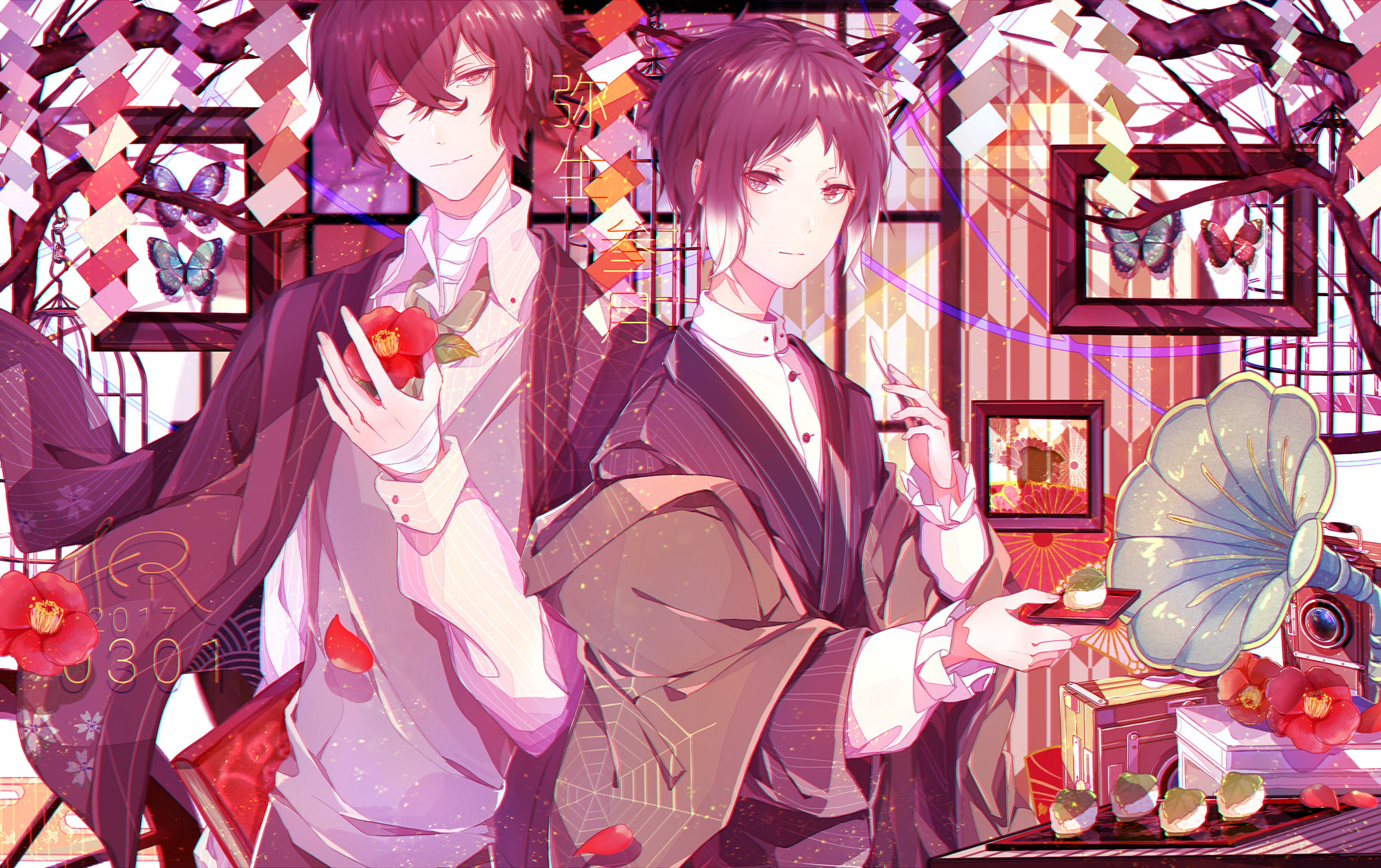 Ryūnosuke Akutagawa, Anime, Osamu Dazai, Bungou Stray Dogs, 1080P, HD Wallpaper