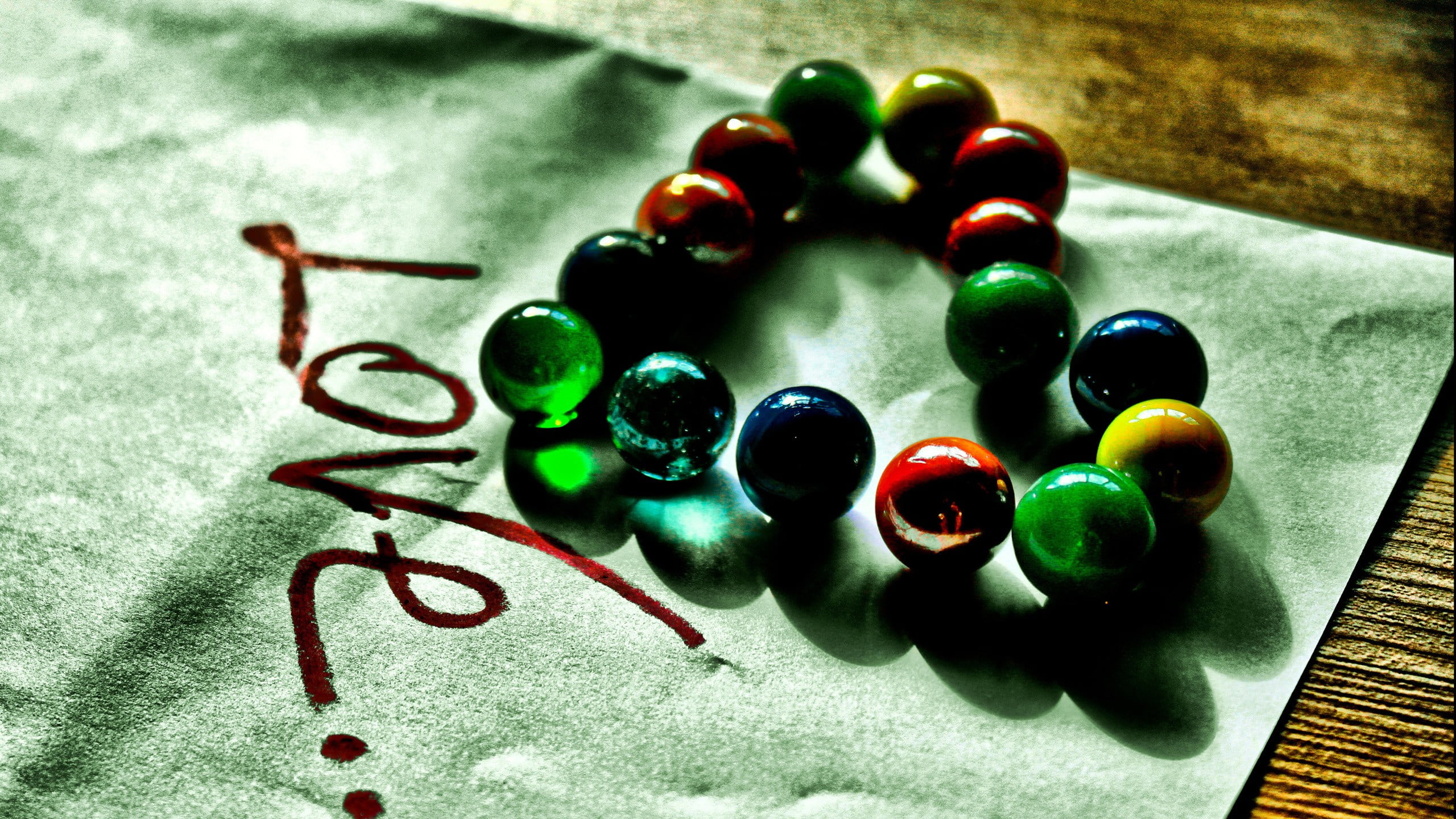 beads, jewelry, sphere, no people, focus on foreground, leisure activity, relaxation, human representation, green, green color, indoors, red, bracelet, HD Wallpaper