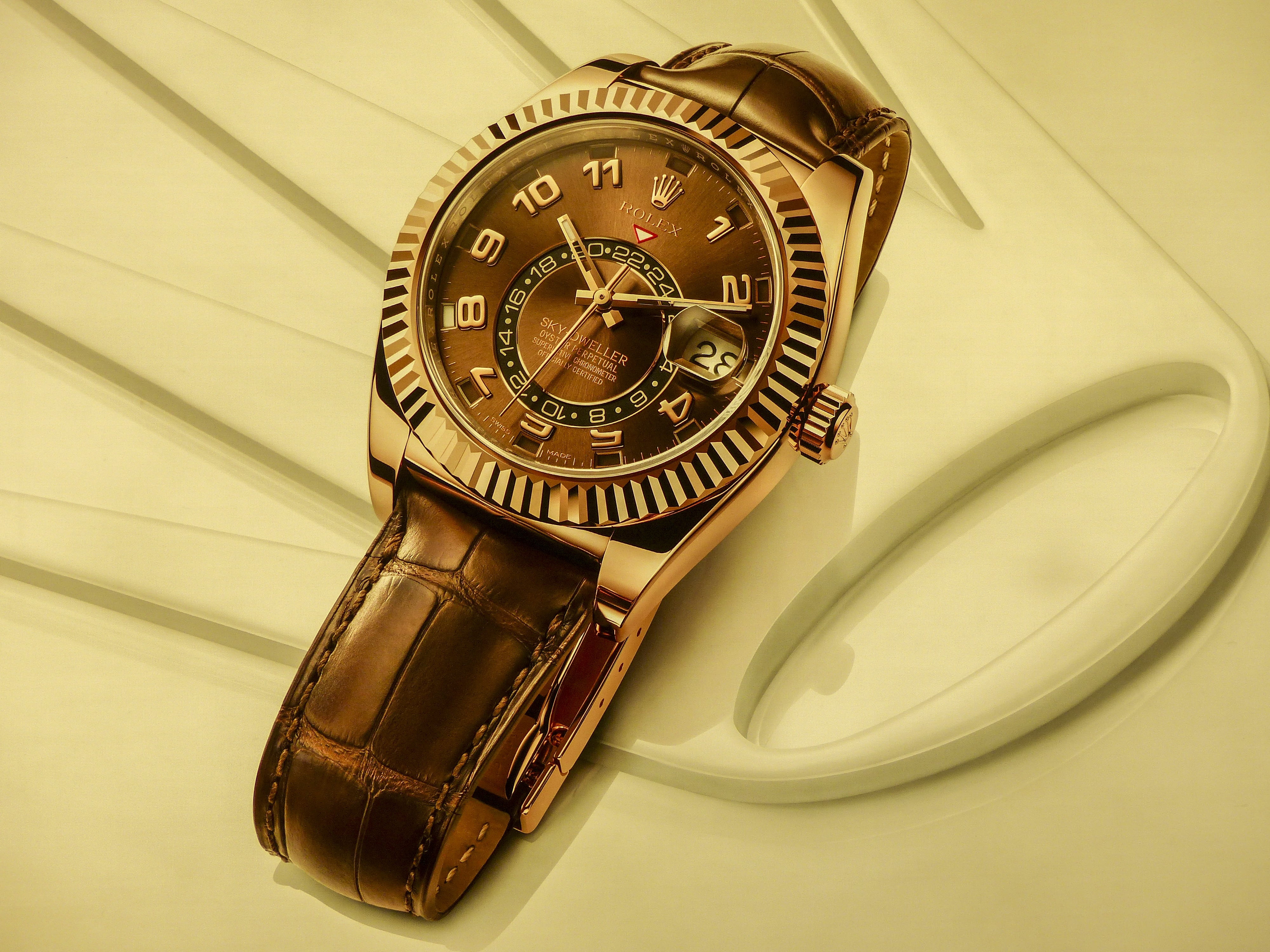 accuracy, ornate, instrument of time, technology, expensive, leather, luxury, close-up, personal accessory, wristwatch, indoors, metal, watch, clock, silver colored, HD Wallpaper