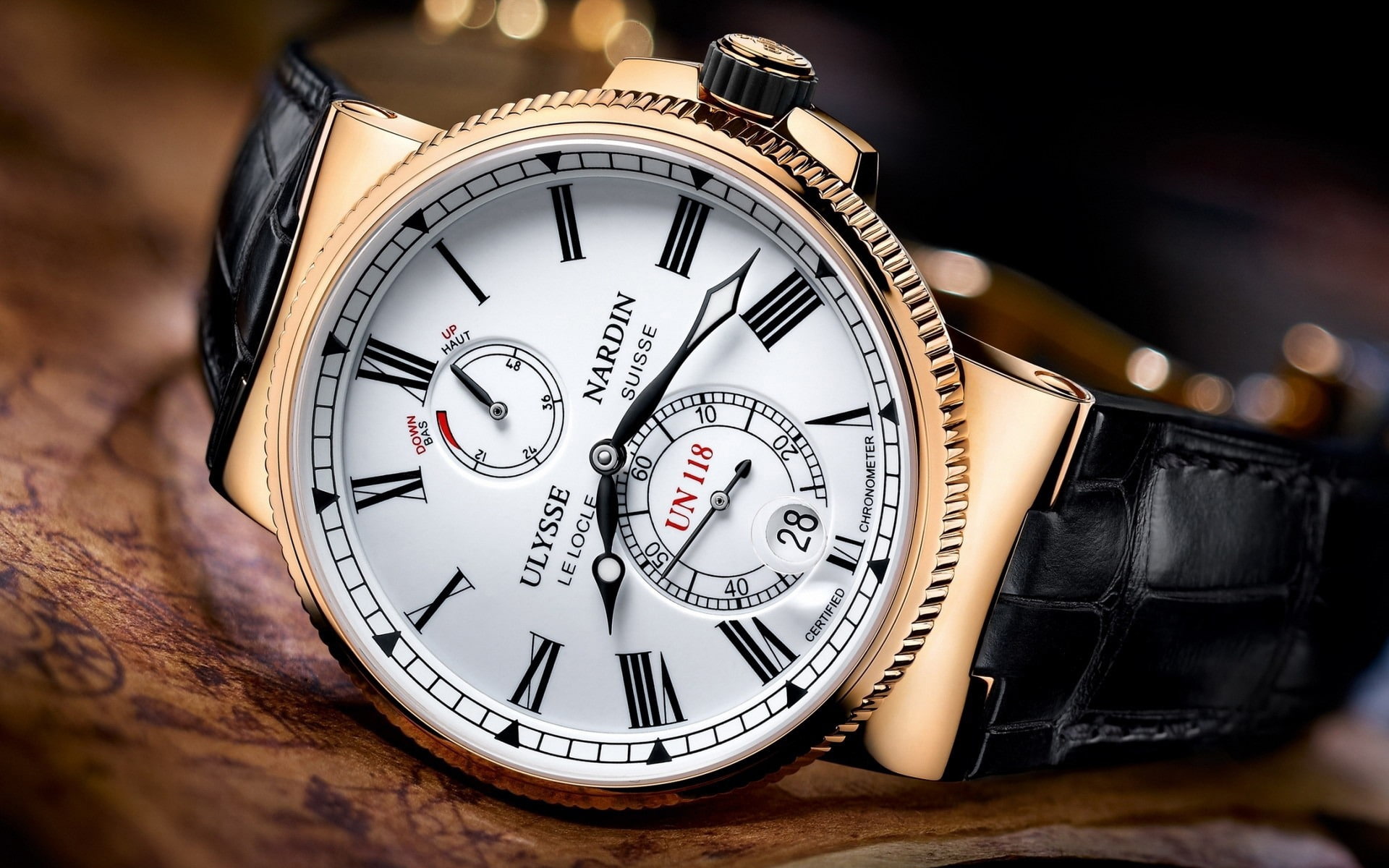 watch, luxury, un, gold, time, nardin, 1080P, clock, ulysse, HD Wallpaper