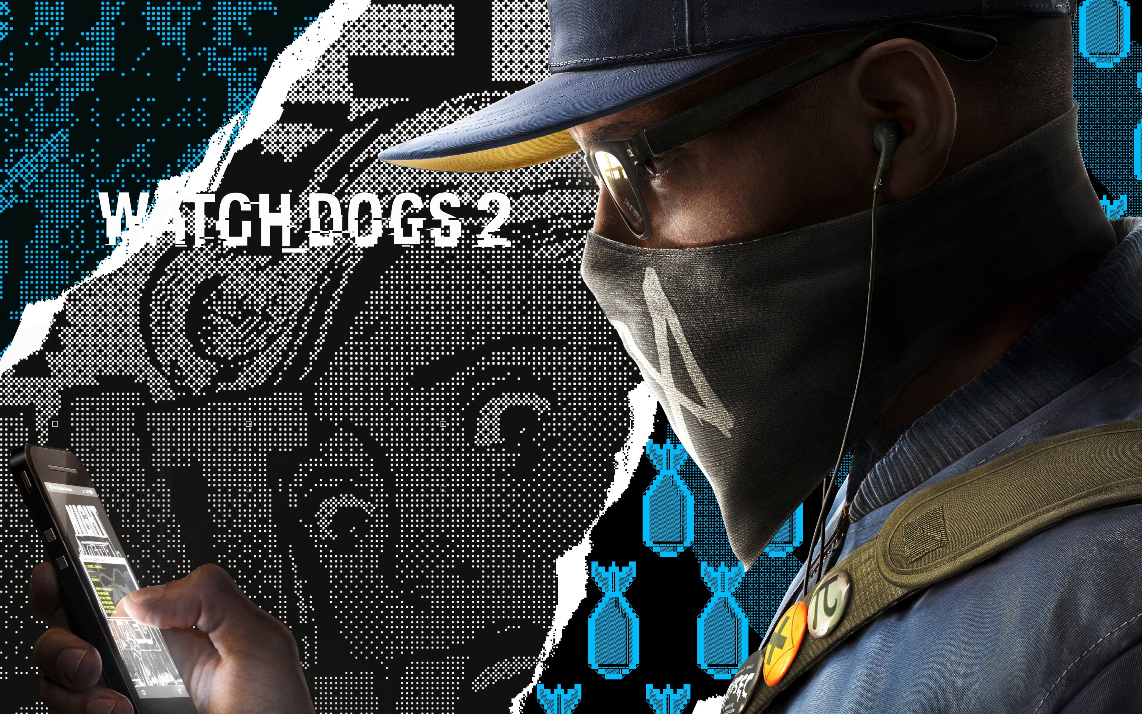technology, headshot, clothing, men, close-up, unrecognizable person, human body part, pattern, casual clothing, real people, watch dogs 2 4k amazing hd, HD Wallpaper