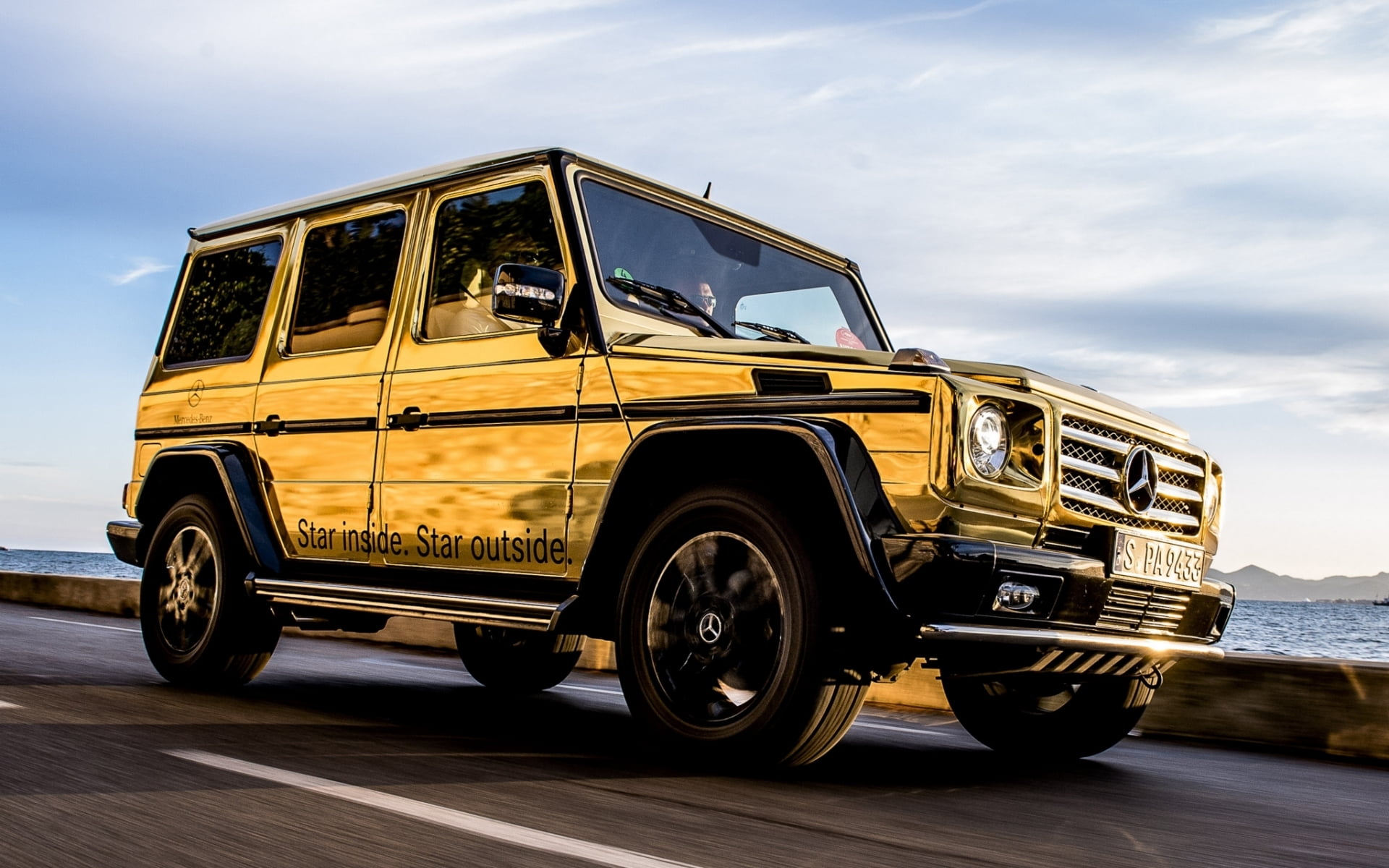 rear-View Mirror, wheel Well, gold, Festival de Cannes, speed, spec.version, low Profile Tires, travel, transportation, compact Car, sky, jeep, ontario - Canada, HD Wallpaper