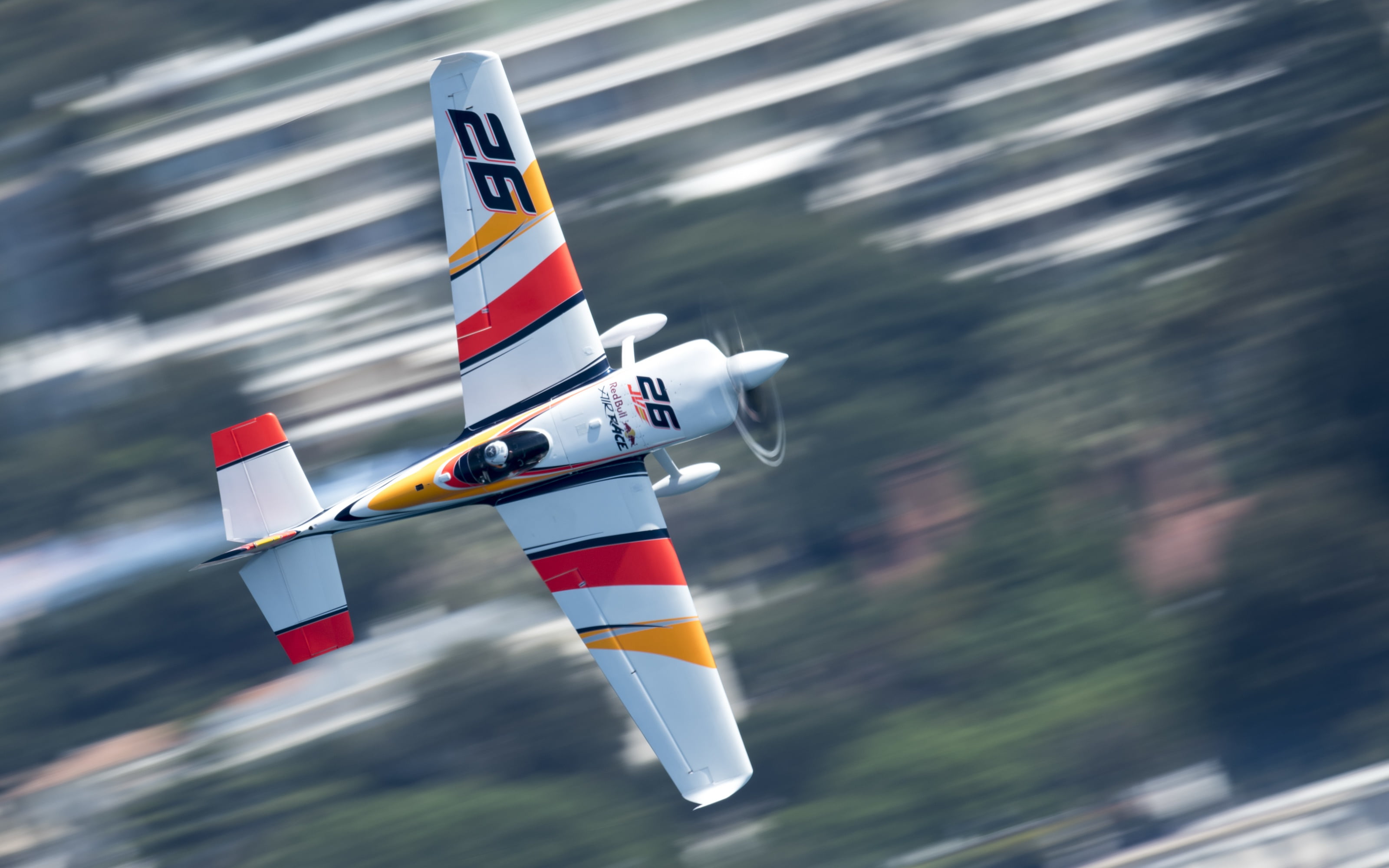 №26, Juan Velarde, Cannes, 2K, light sport aircraft, 2018, highly aerobatic aircraft, Zivko Edge 540, Spanish pilot, Red Bull Air Race World Championship, HD Wallpaper