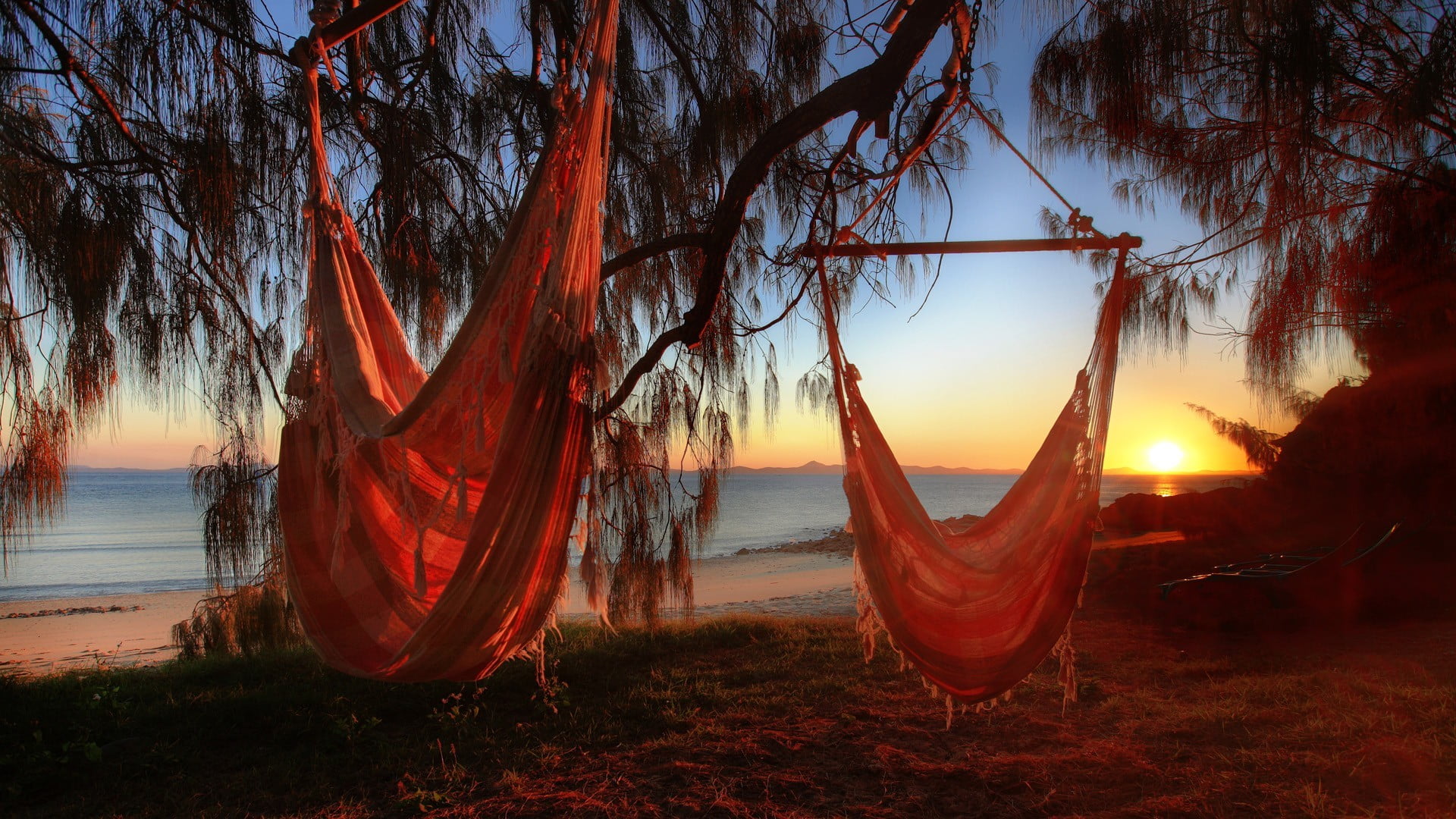 idyllic, relaxing, beauty in nature, no people, tranquility, sea, brown, land, sunset, outdoors, sun, sunlight, nature, sky, environment, scenics - nature, HD Wallpaper