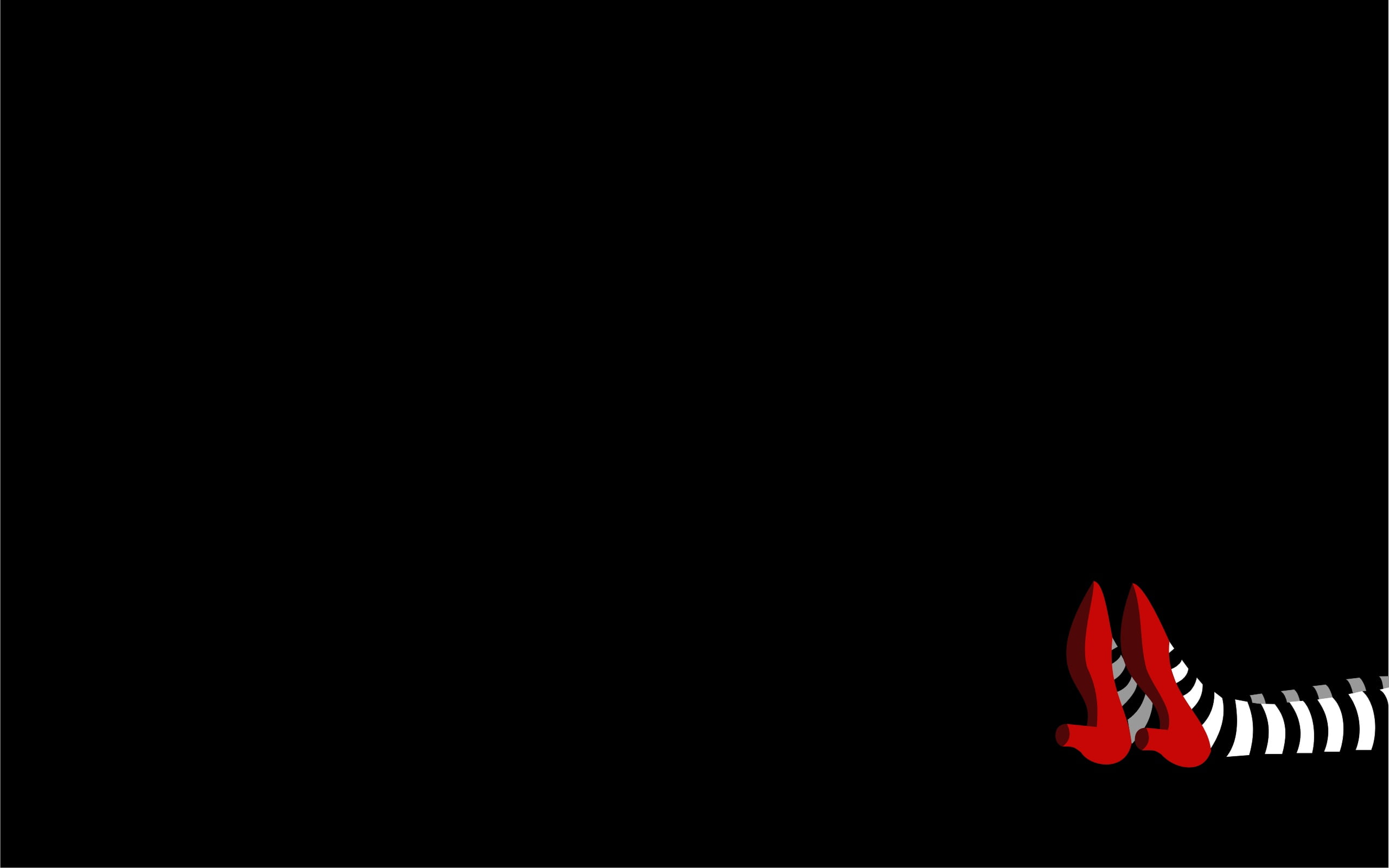 black, shoe, pattern, vector, 2K, computer Graphic, two objects, illustration, close-up, abstract, feet, symbol, indoors, black background, decoration, HD Wallpaper