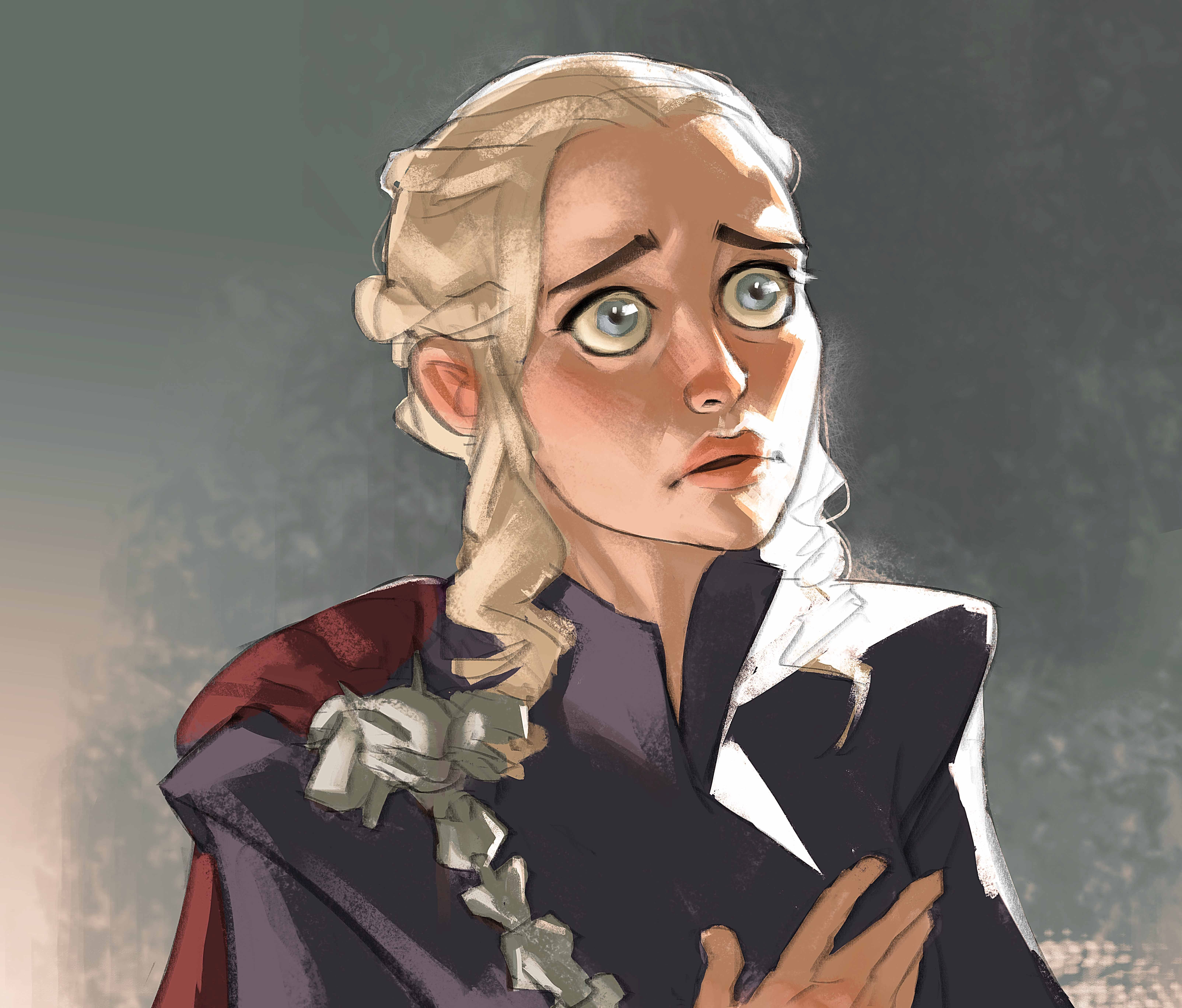 5K, artwork, khaleesi, targaryen, daenerys, HD Wallpaper