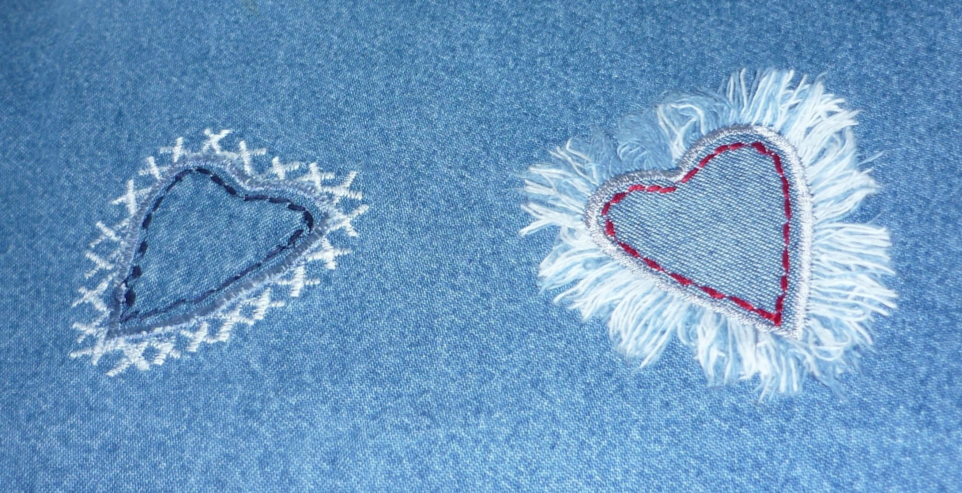 indoors, love, snow, texture, valentines day - holiday, material, art and craft, valentine day, cloth, no people, textile, fabric, creativity, blue background, HD Wallpaper